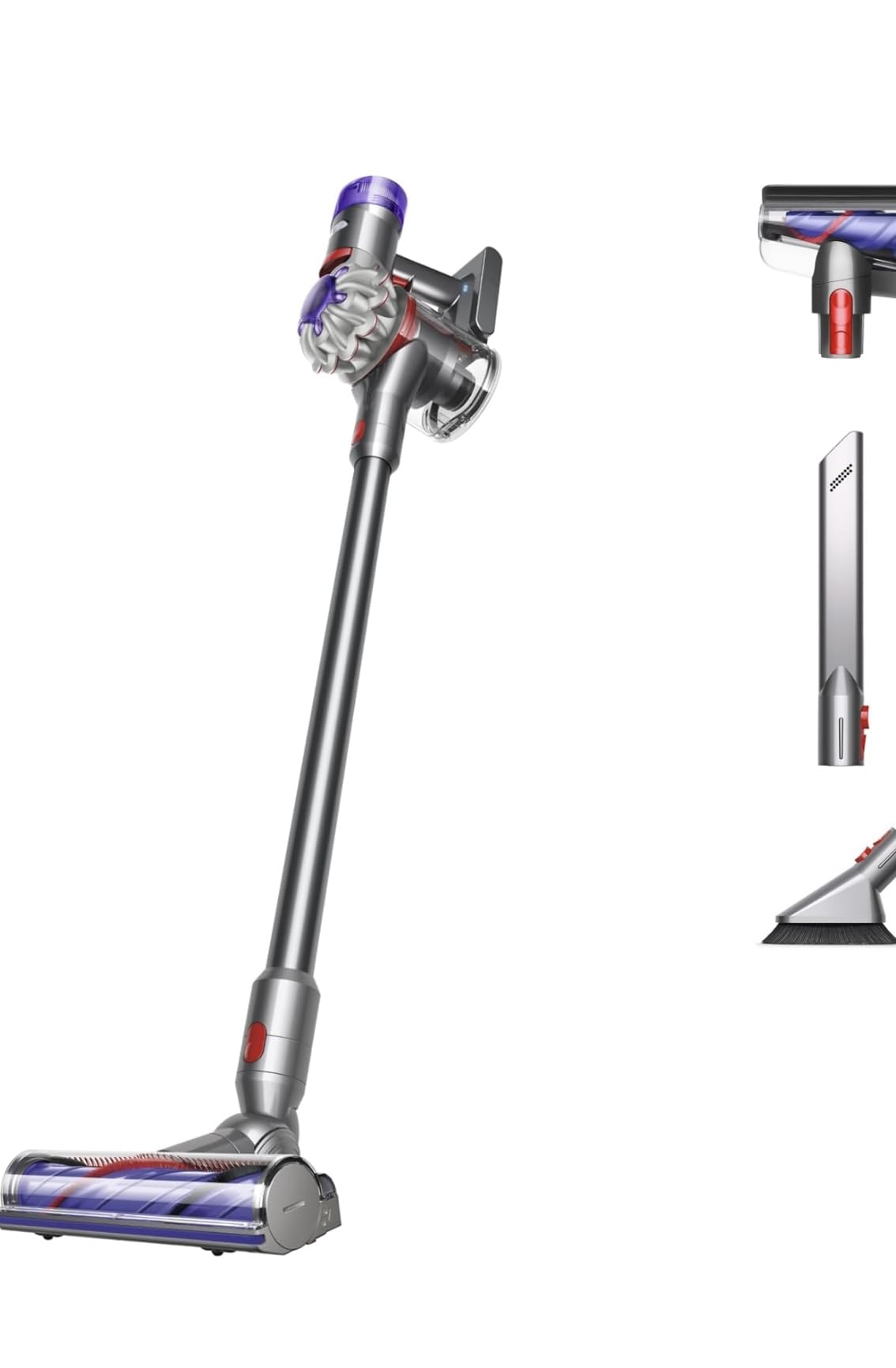 Dyson V8 Plus Cordless Vacuum, Cleans Hard Floors and Carpets, Detangles, Converts to Handheld, 115AW, 2 Power Modes, Up to 40 Minutes customer photo 1