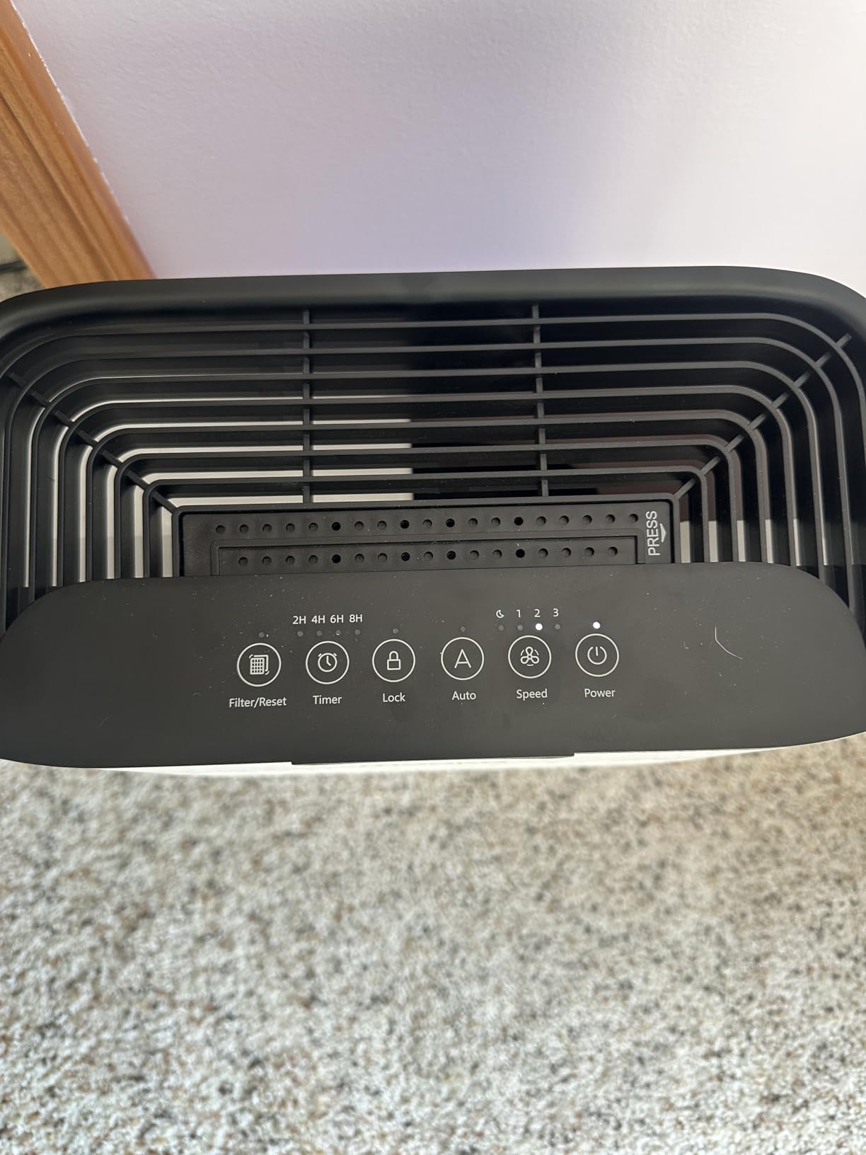 MOOKA Air Purifier for Home Bedroom Large Room 2200 Ft², True HEPA Filter, Washable Pre-Filter, Auto Mode, Quiet Sleep Mode, Air Quality Monitor, Air Cleaner for Pet Dust Smoke Pollen, KJ190H White customer photo 1