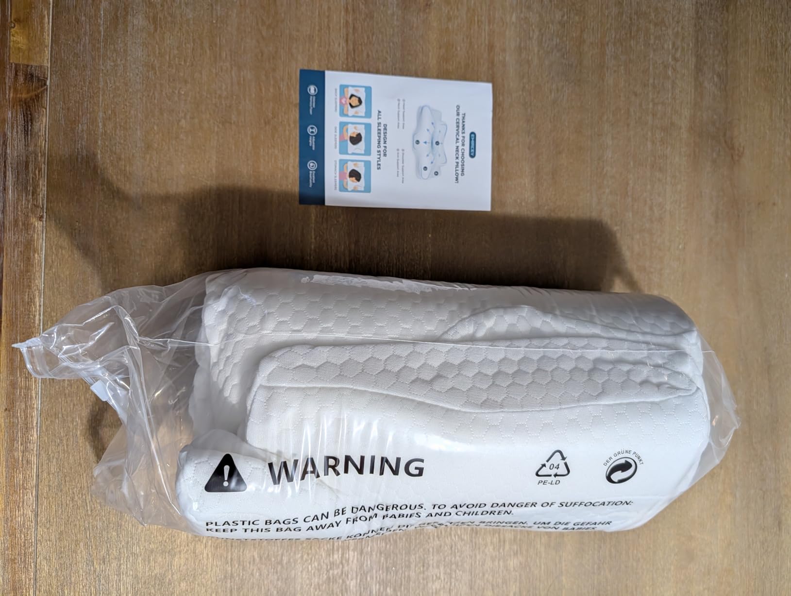 Dream Without Pain Cervical Neck Pillow for Sleeping, Ergonomic Side Sleeper Pillows for Adults, Cooling Orthopedic Pillow for Neck Relief Support, Memory Foam Pillows Back Stomach Sleepers customer photo 2