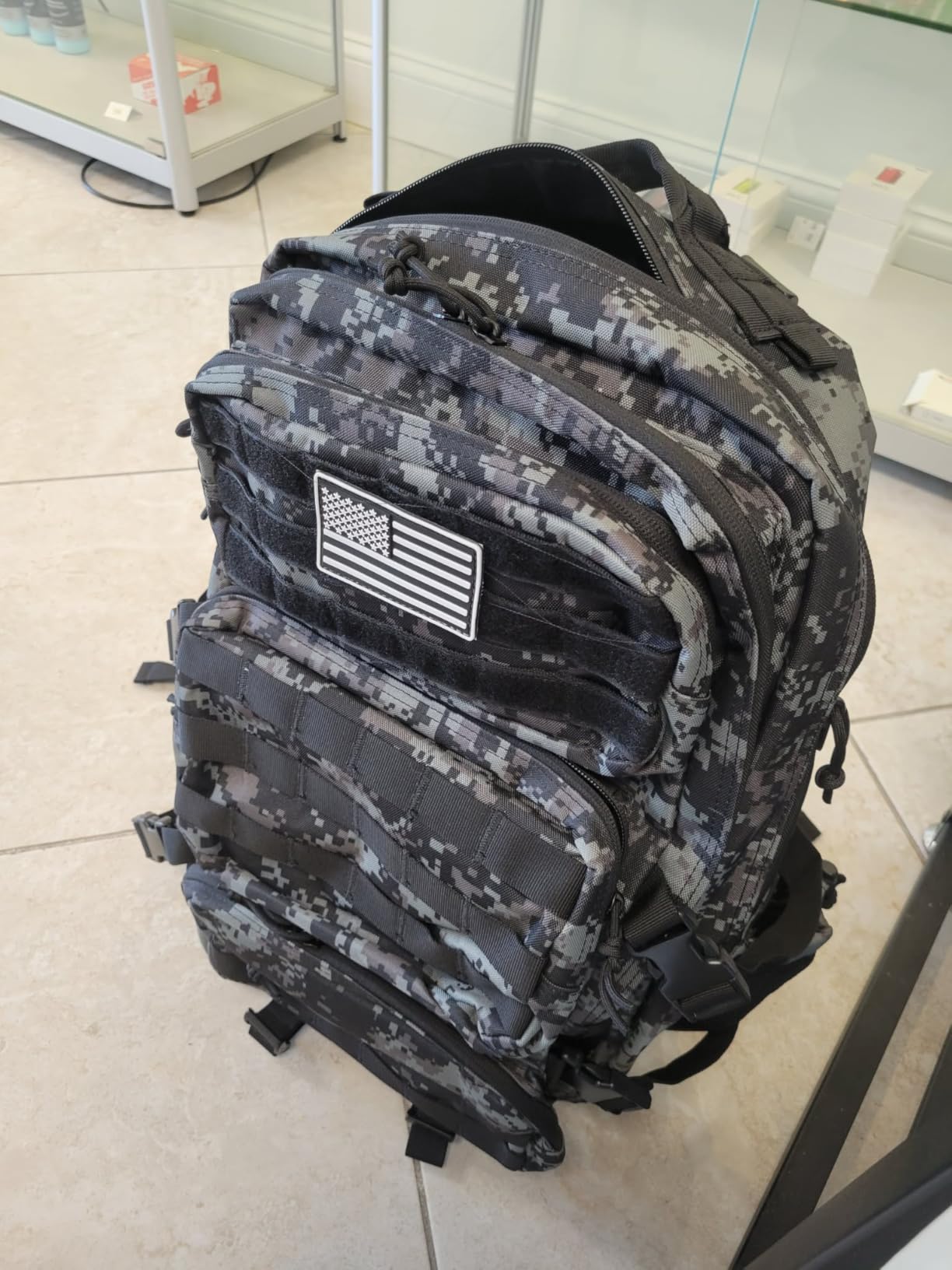 50L Military Tactical Backpack Large Day Backpack for Men Molle Army 3 Days Assault Pack Bug Out Bag Water Resistant and Heavy Duty Hiking Treeking Rucksack customer photo 1