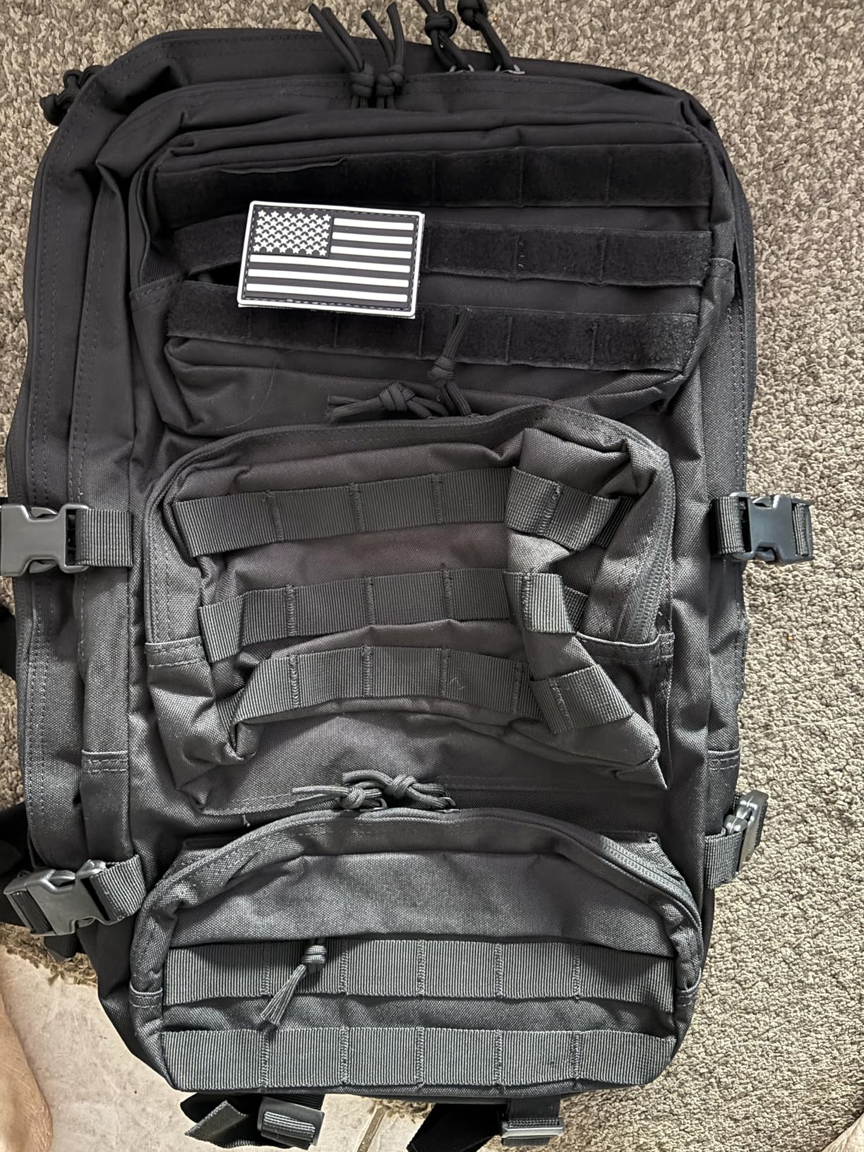 50L Military Tactical Backpack Large Day Backpack for Men Molle Army 3 Days Assault Pack Bug Out Bag Water Resistant and Heavy Duty Hiking Treeking Rucksack customer photo 2