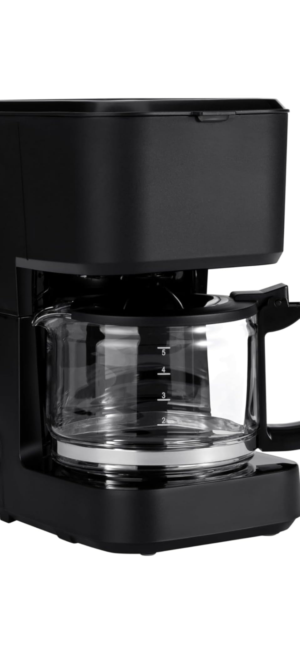 Amazon Basics Programmable 12 Cup Drip Coffee Maker with Glass Coffee Pot (1.9 Qt), Auto Shut-off, Touch Screen, Auto Pause, Removable Filter Basket, Black & Silver customer photo 2