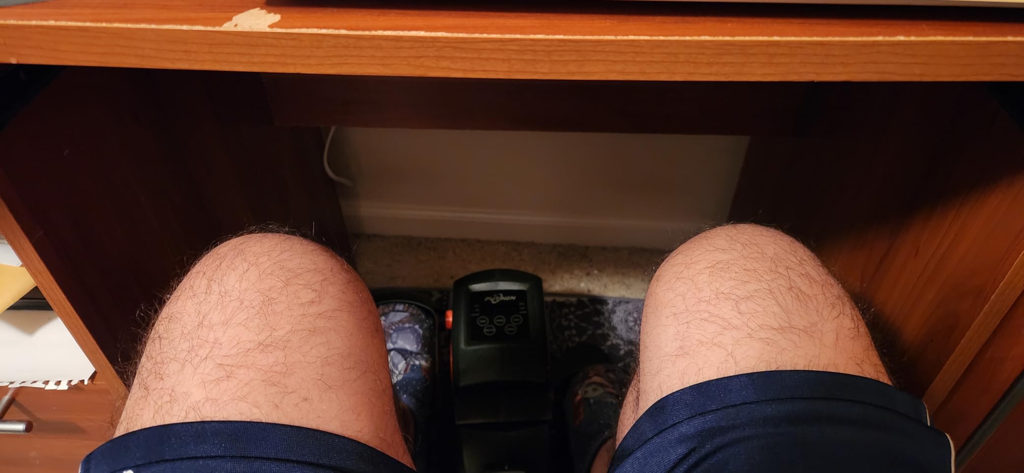 Under Desk Elliptical Machine, Electric Elliptical Leg Exerciser for Seniors customer photo 1