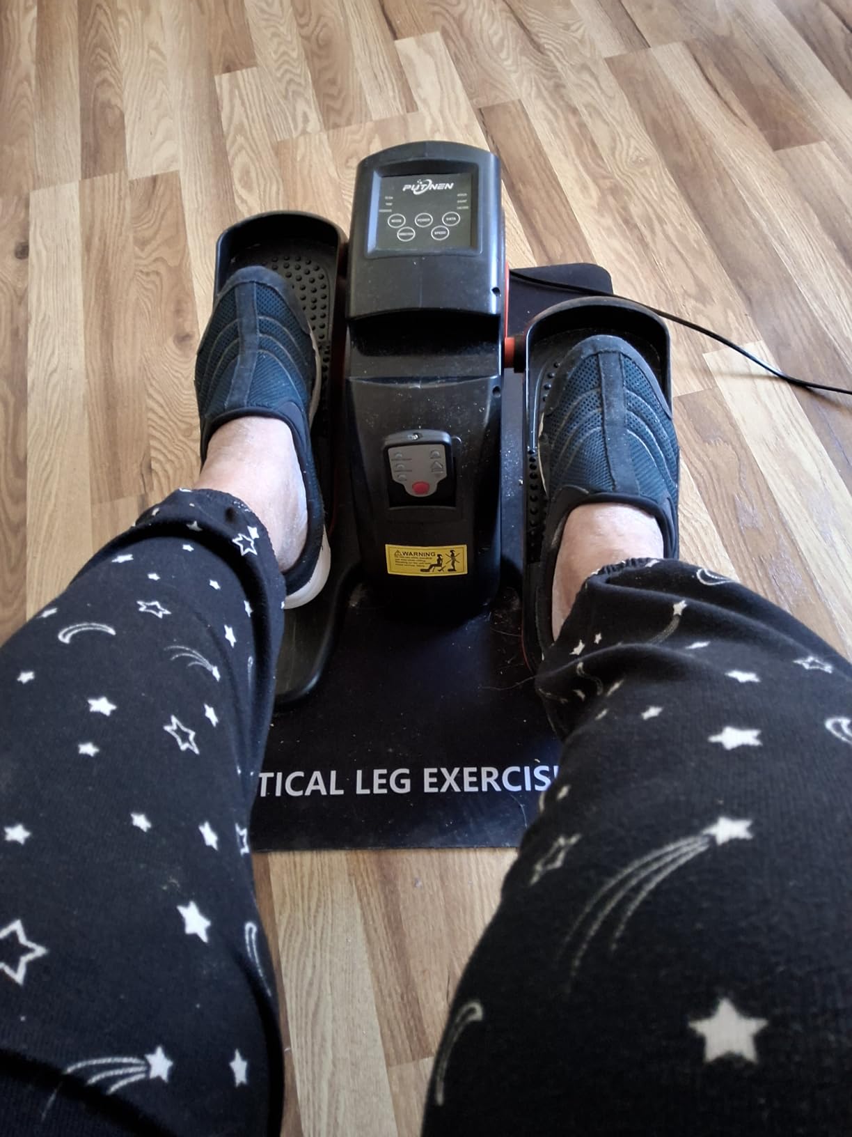 Under Desk Elliptical Machine, Electric Elliptical Leg Exerciser for Seniors customer photo 2