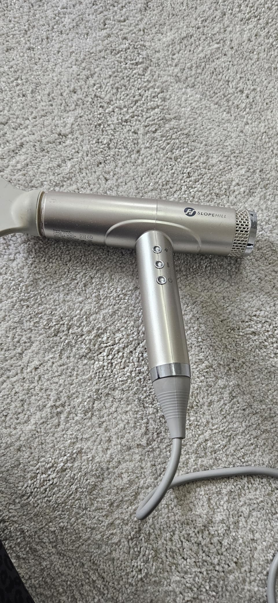 slopehill Professional Ionic Hair Dryer, High-Speed Blow Dryer with Brushless Motor for Salon Use, Lightweight Compact Hairdryer for Travel, Low Noise Quiet for Home, Ceramic Pink customer photo 1