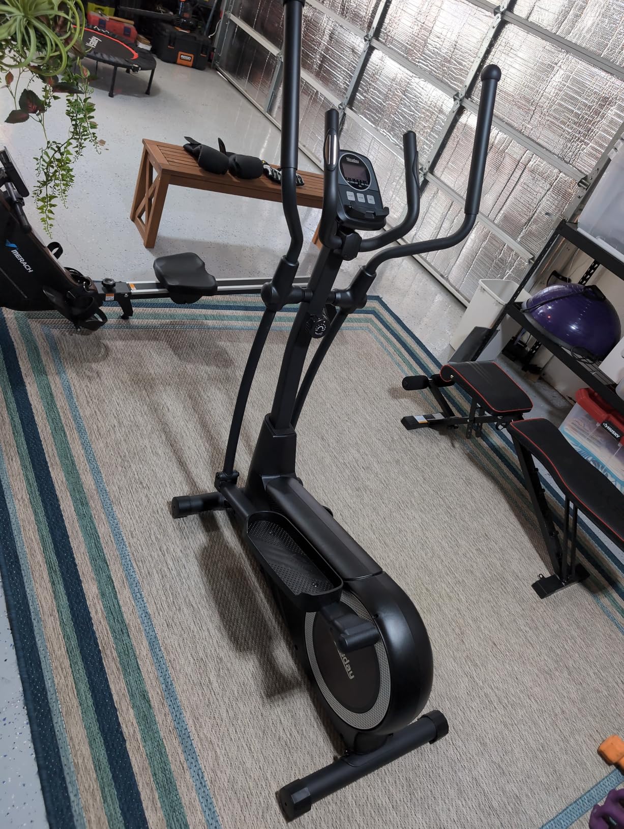 Niceday Elliptical Exercise Machine, Elliptical Machine for Home, Magnetic Elliptical Trainer with 15.5IN-19IN Stride, 16 Resistance Levels, 400LBS Loading Capacity, Support Kinomap APP customer photo 1