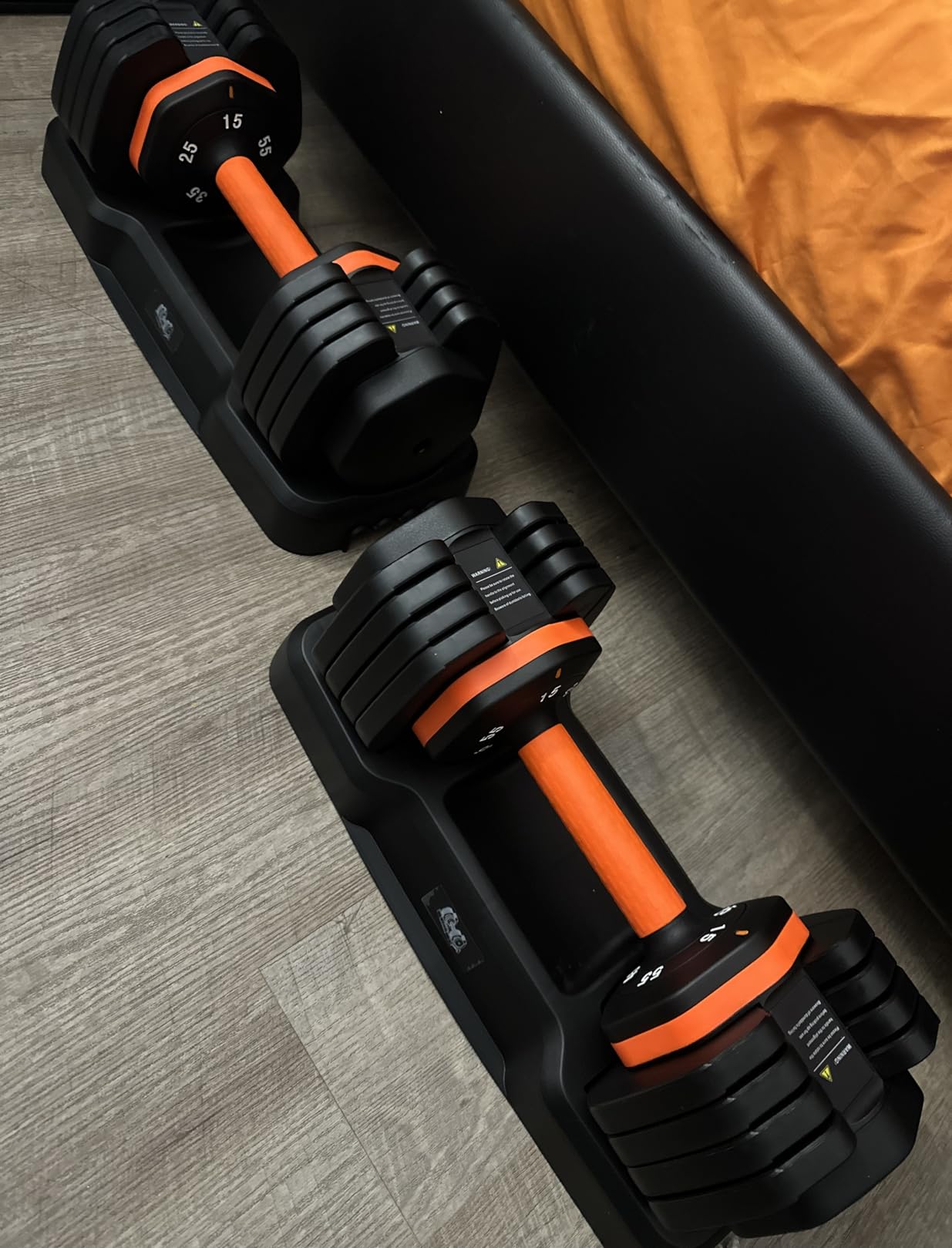 2026 FDB2 Updated Adjustable Dumbbell Set of 2, 110lbs/50lbs Weights Dumbbell Set with Storage Box, 25lbs/55lbs Adjustable Weights with Anti-slip Silicone Grip customer photo 1
