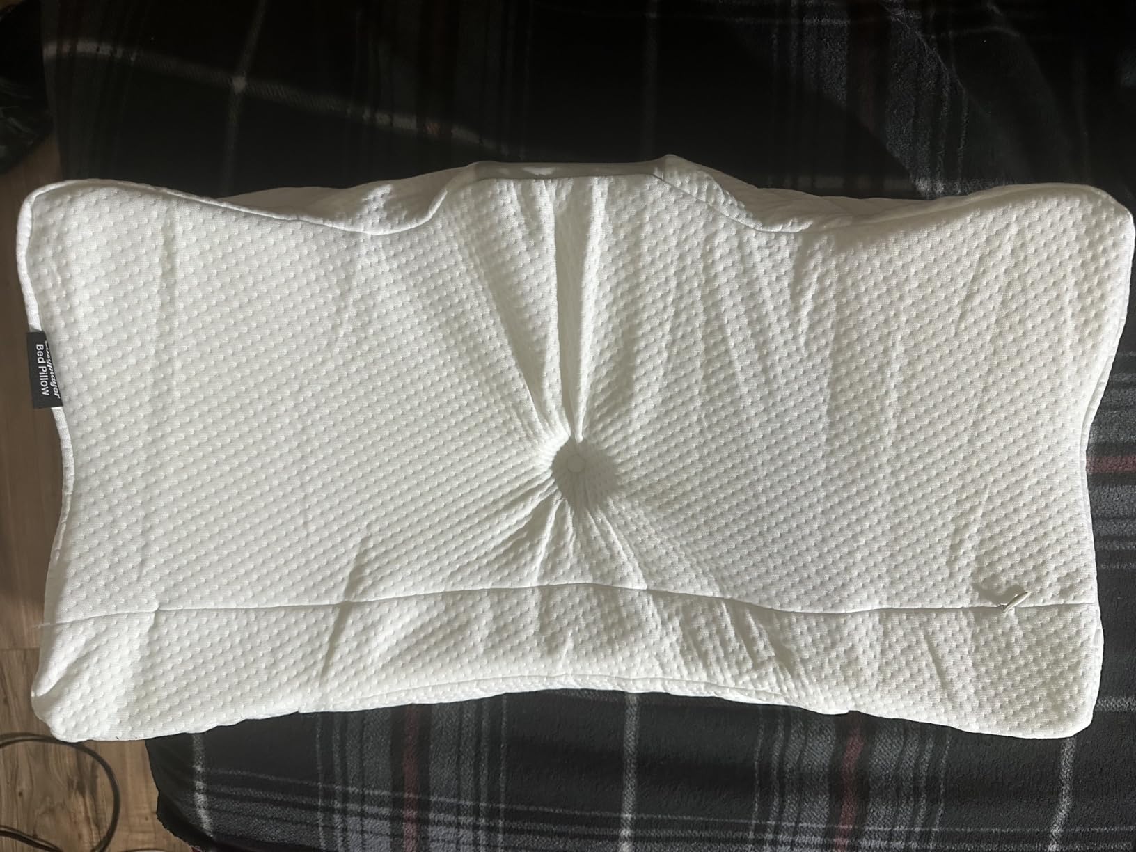 Cozyplayer True Cooling Cervical Neck Pillow for Pain Relief, Ergonomic Side Sleeper Pillow for Neck Support, Odorless Orthopedic Contour Memory Foam Pillows, Bed Pillow for Back Stomach Sleeper customer photo 2