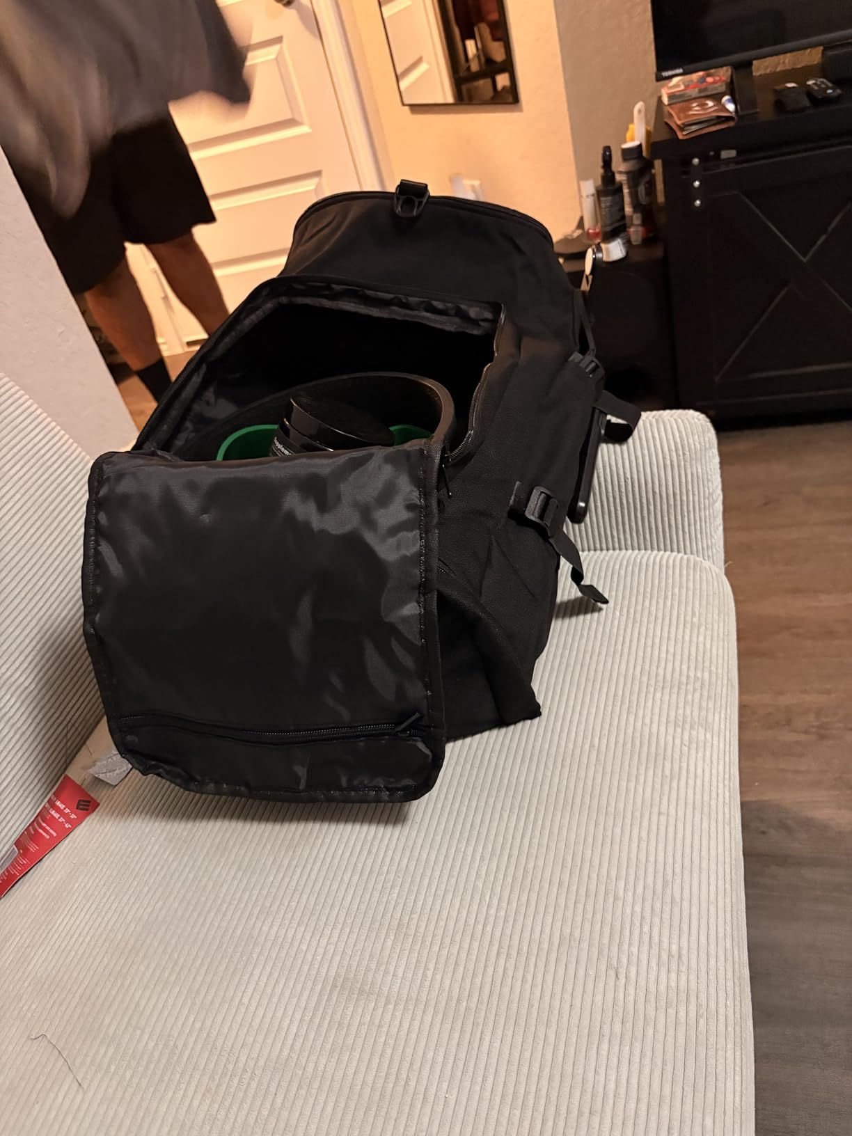 MIYCOO Gym Bag for Men Women with Shoes Compartment - Duffle Bag, Travel Backpack, Sports Backpack, Weekender Overnight Bag with Wet Pocket - Black customer photo 1