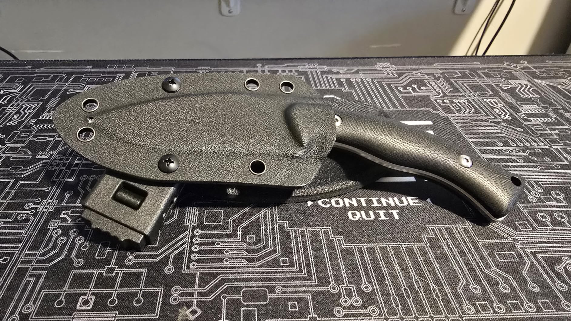 REAT Fixed Blade Knife with Kydex Sheath, 4