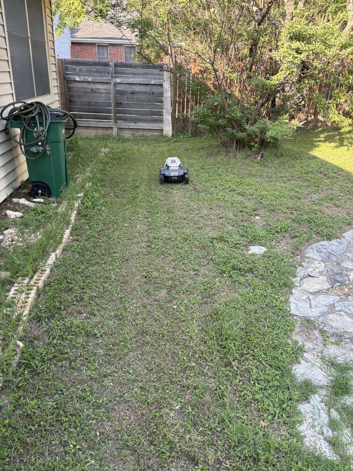 eufy Robot Lawn Mower E15, Auto Mapping,Pure Vision Navigation, Wire Free RTK Free, Multi-Zone Management, AI 3D Obstacle Avoidance, GPS Anti-Theft, 0.2 Acres, 18° Slope, App Control customer photo 1