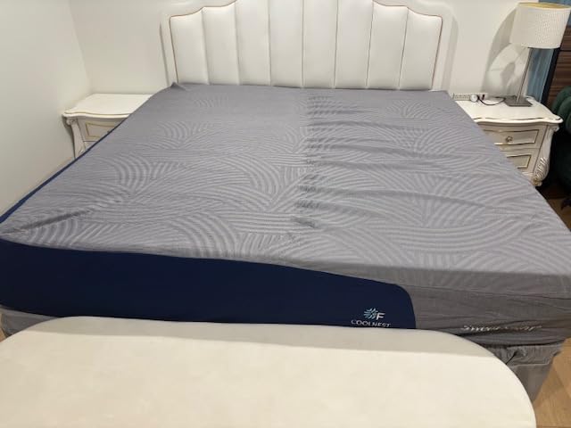 Sweetnight CoolNest Queen Mattress, 14 Inch Cooling Memory Foam Mattress | Cool Night Sleep, 5-Zone Ergo Support for Pressure Relief, Enhanced Breathability, Medium Feel, CertiPUR-US Certified customer photo 2