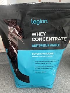LEGION Whey Protein Powder - Naturally Flavored Whey Protein Concentrate with BCAAs - Supports Muscle Growth & Recovery, Gluten Free, No Added Sugar Protein Powder - Vanilla Flavor (30 Servings) customer photo 1