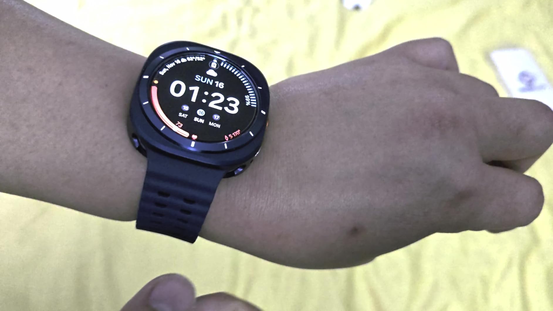 Samsung Galaxy Watch Ultra (2025) 47mm LTE Smartwatch, Titanium Casing, Advanced Sleep Coaching, Running Coach, Energy Score, Heart Rate Tracking, GPS, Titanium Silver [US Version, 2 Yr Warranty] customer photo 2