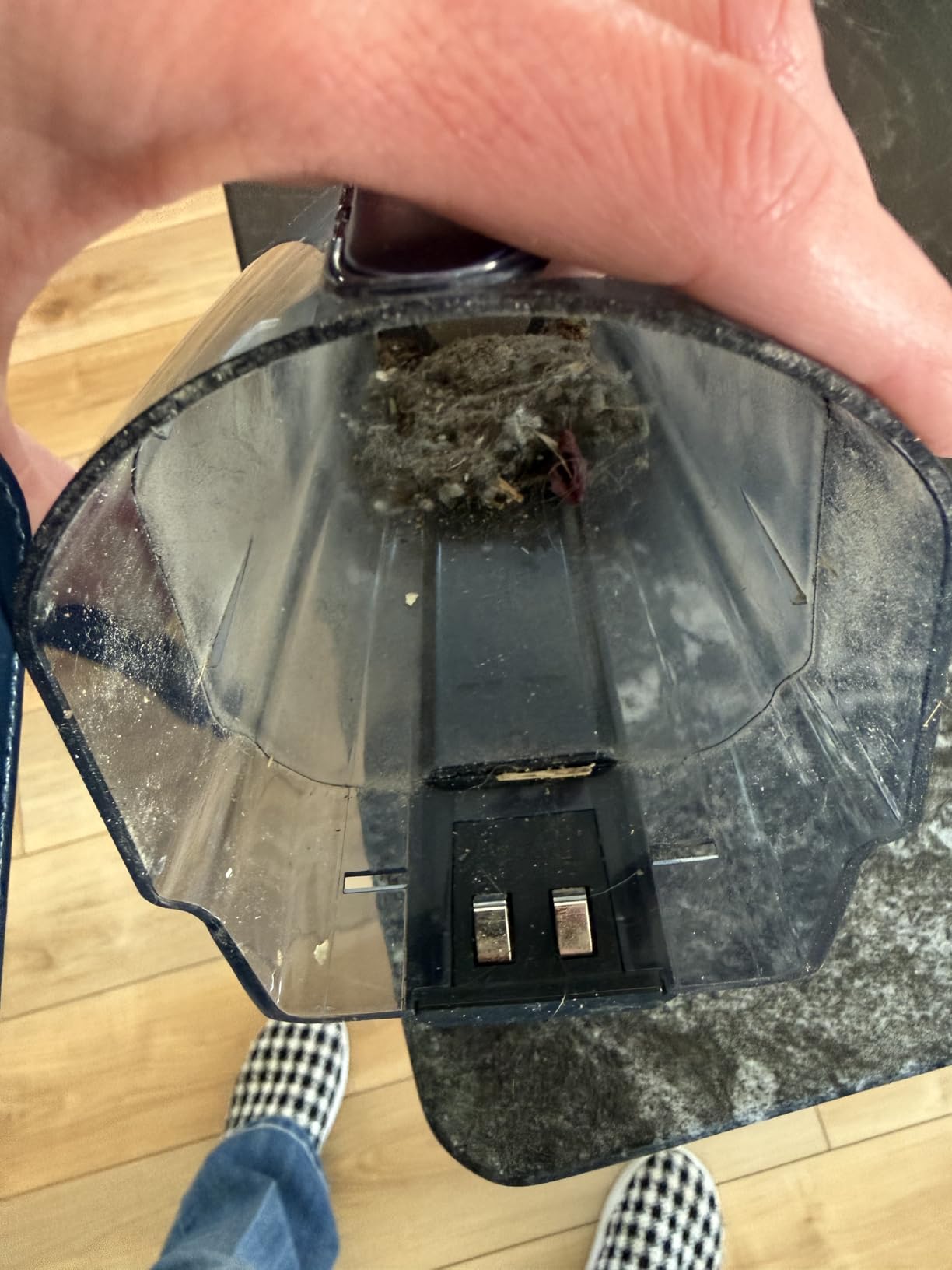 Pet Hair Handheld Vacuum Cordless: 20000PA High Power Car Vacuum with Motorized Brush and LED Light, Rechargeable Hand Held Vacuum Cleaner with Reusable Filter for Car, Home, Office & Pet, Purple customer photo 1