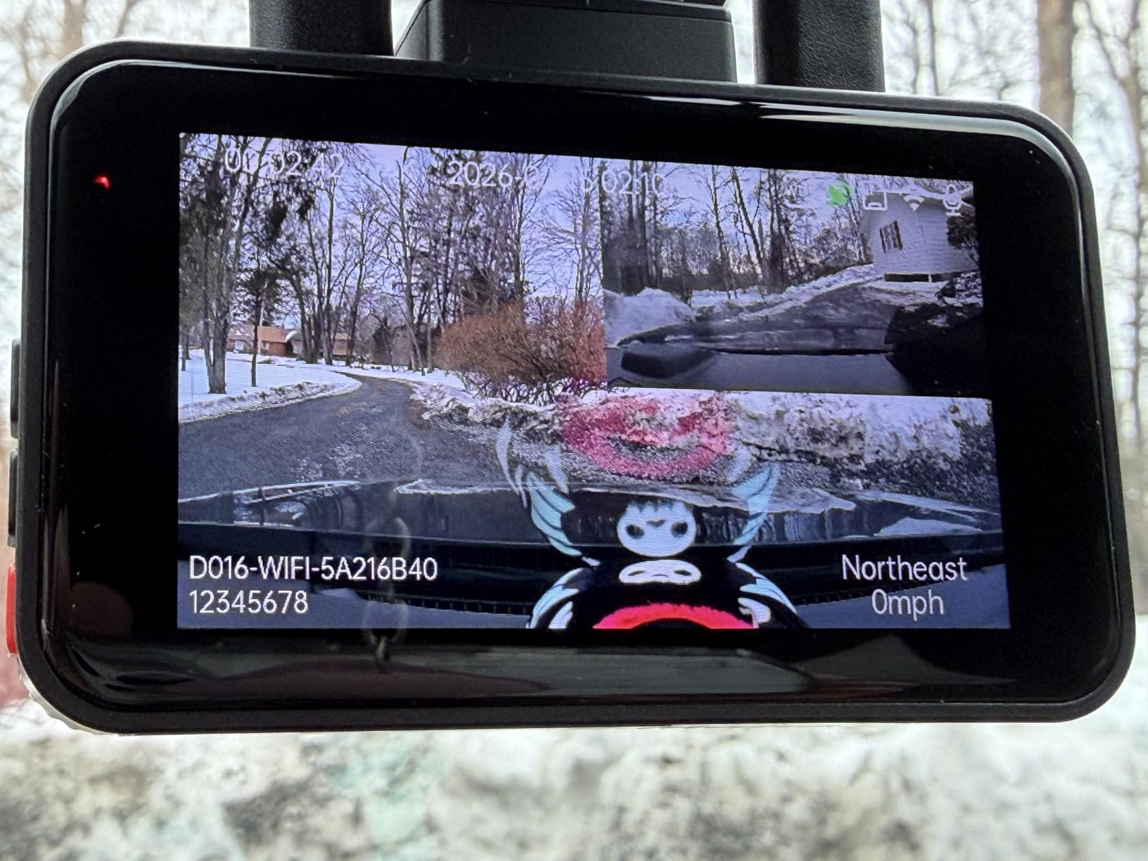 4K+4K Dash Cam Front and Rear, Free 128GB Card Included, 5.8GHz WiFi Dash Camera for Cars, Built-in GPS, G-Sensor, 170°Wide Angle, 3