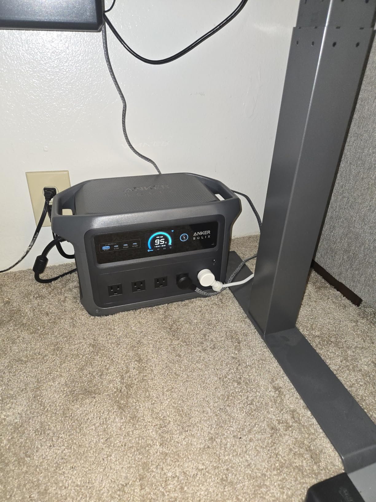 SOLIX C1000 Gen 2 Portable Power Station, 2,000W (Peak 3,000W) Solar Generator, Full Charge in 49 Min, 1,024Wh LiFePO4 Battery for Home Backup, Power Outages, and Camping customer photo 2