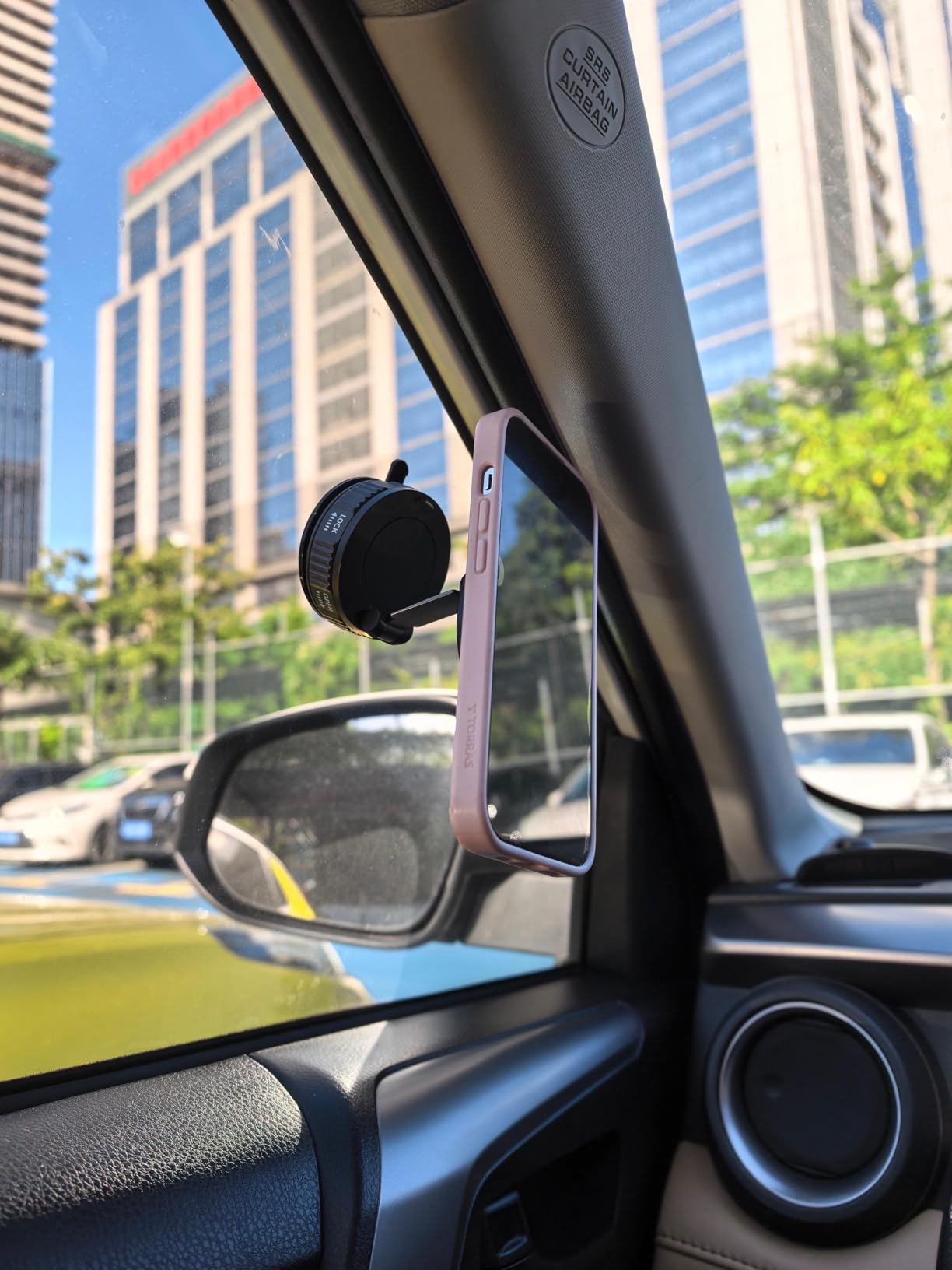 VICSEED 2026 Upgraded Car Phone Holder for Magsafe Car Mount [85 LBS Strongest Suction] Vacuum Magnetic Phone Holders for Your Car 360° Adjustable Car Phone Mount for iPhone 17 Pro Max 16 15 14 13 12 customer photo 2