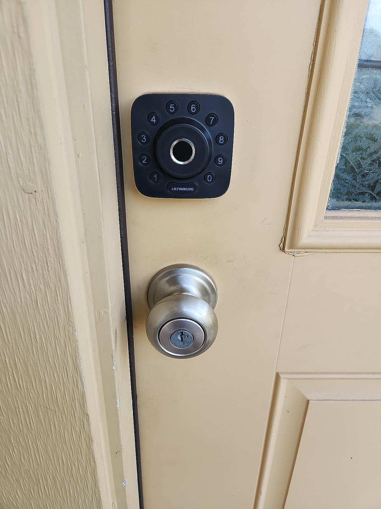 ULTRALOQ Bolt SE Smart Lock, Built-in Wi-Fi, Matter Over Thread, Works with Apple Home, Alexa, Google, 7-in-1 Keyless Entry Deadbolt with Fingerprint ID, App, Keypad, Remote Control, 18 Months Battery customer photo 2