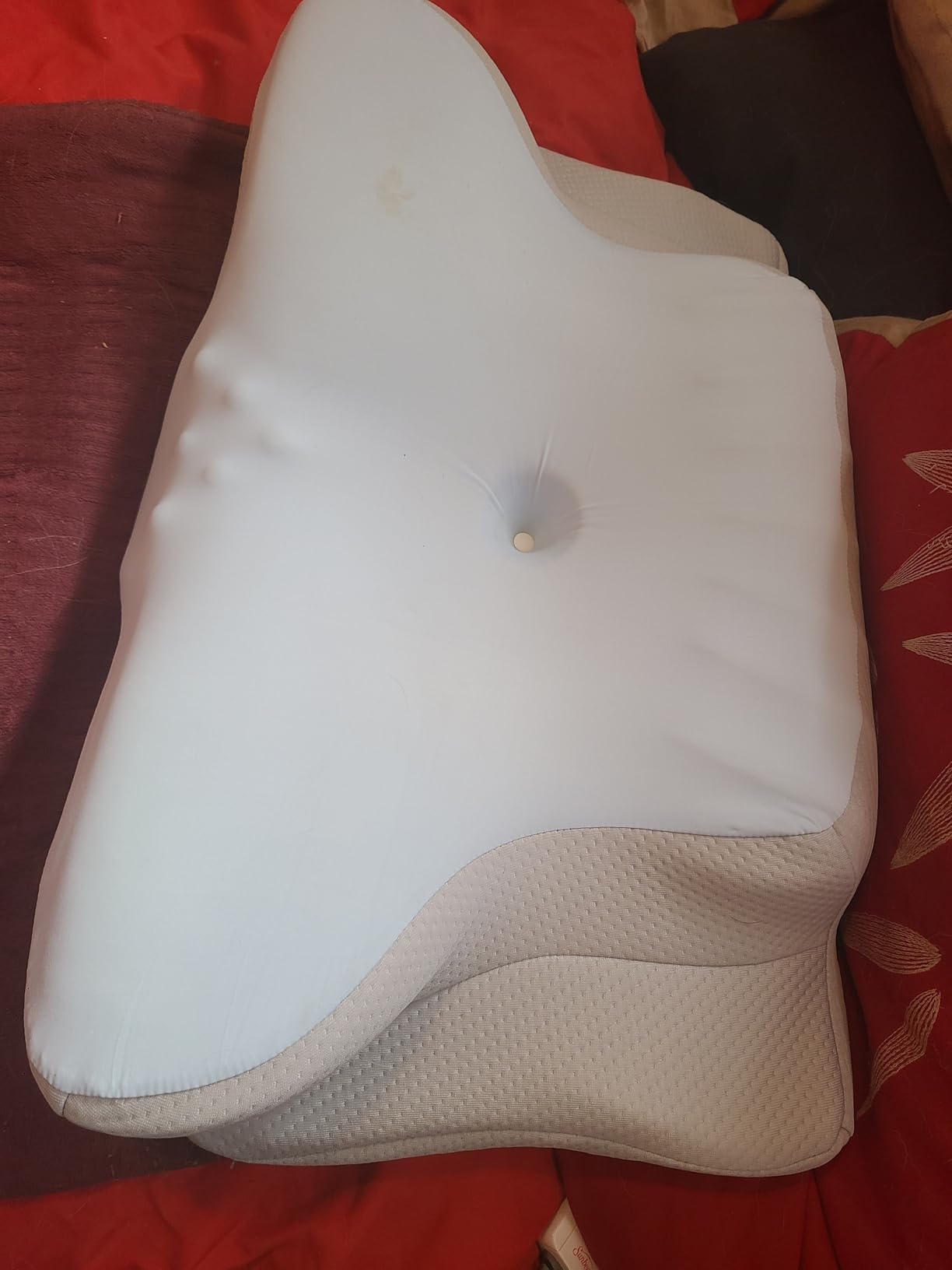 Cervical Neck Pillow for Pain Relief - Ergonomic Memory Foam Pillows for Sleeping, Cooling Side Sleeper Pillow for Neck Support, Contour Orthopedic Bed Pillow for Sleepers customer photo 2