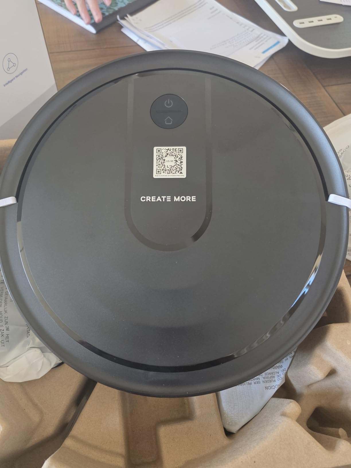 Bagotte Robot Vacuum and Mop Combo, Robotic Vacuum with 5000Pa, Schedule, 4 in 1 Robotic Vacuum Cleaner, Quiet Slim,Self-Charging,Wi-Fi/Voice/App,Perfect for Pet/Hard Floors,/Carpet customer photo 2