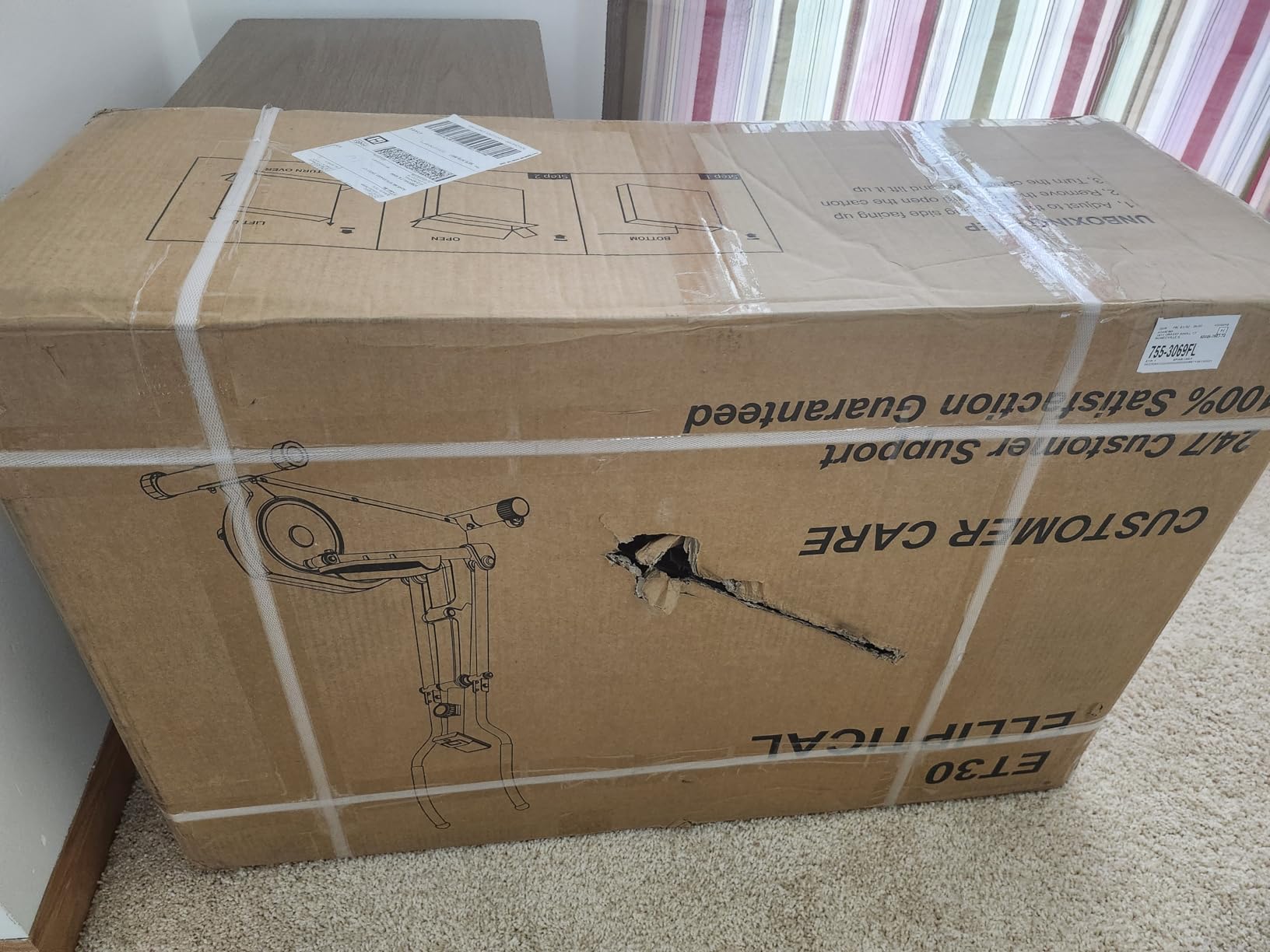 UMAY Elliptical Exercise Machine with 16 Levels Resistance, Hyper-Silent Magnetic Elliptical Machine for Home with 15.5