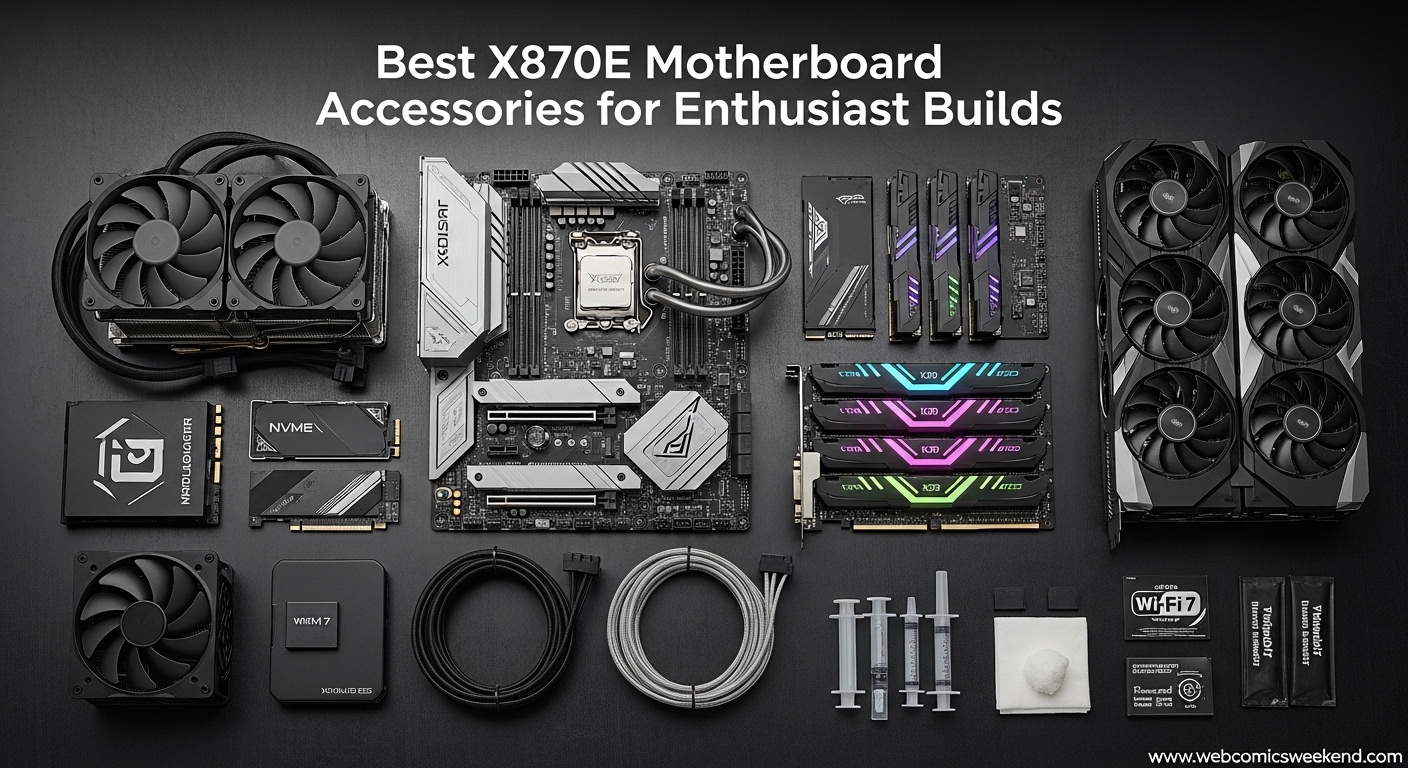 14 Best X870E Motherboard Accessories for Enthusiast Builds