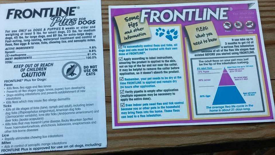 FRONTLINE Plus Flea and Tick Treatment for Large Dogs Up to 45 to 88 lbs. 3 Treatments customer photo 1