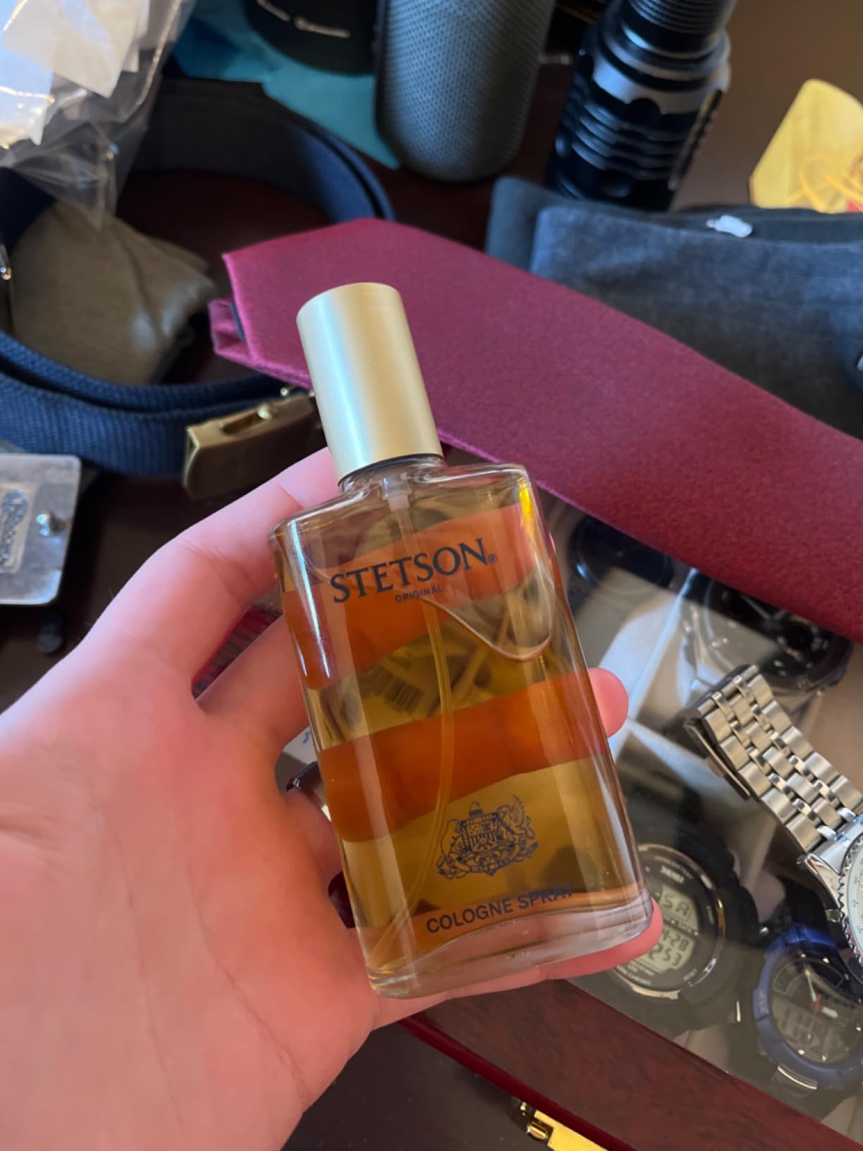 Stetson Original - Cologne for Men - Classic, Woody and Masculine Aroma with Fragrance Notes of Citrus, Patchouli, and Tonka Bean - 2.25 Fl Oz customer photo 2
