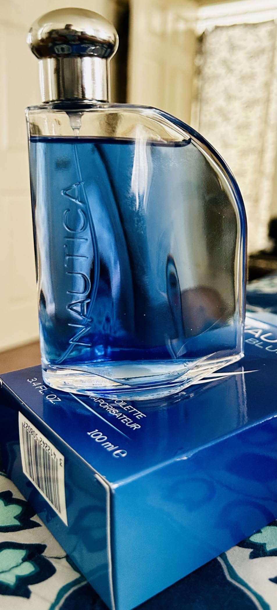 Nautica Blue Eau de Toilette 3.4 fl oz (Pack of 1), Notes of Basil, Jasmine, and Cedarwood, Men's Fragrance, Long Lasting, Everyday Fragrance, Travel Size customer photo 1