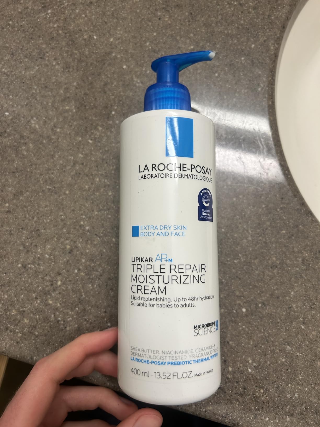 La Roche-Posay Lipikar AP+ Triple Repair Moisturizing Cream | Face & Body Lotion For Dry Skin | Shea Butter & Niacinamide Moisturizer | Gentle Face & Body Cream For Dry, Rough & Sensitive Skin customer photo 1