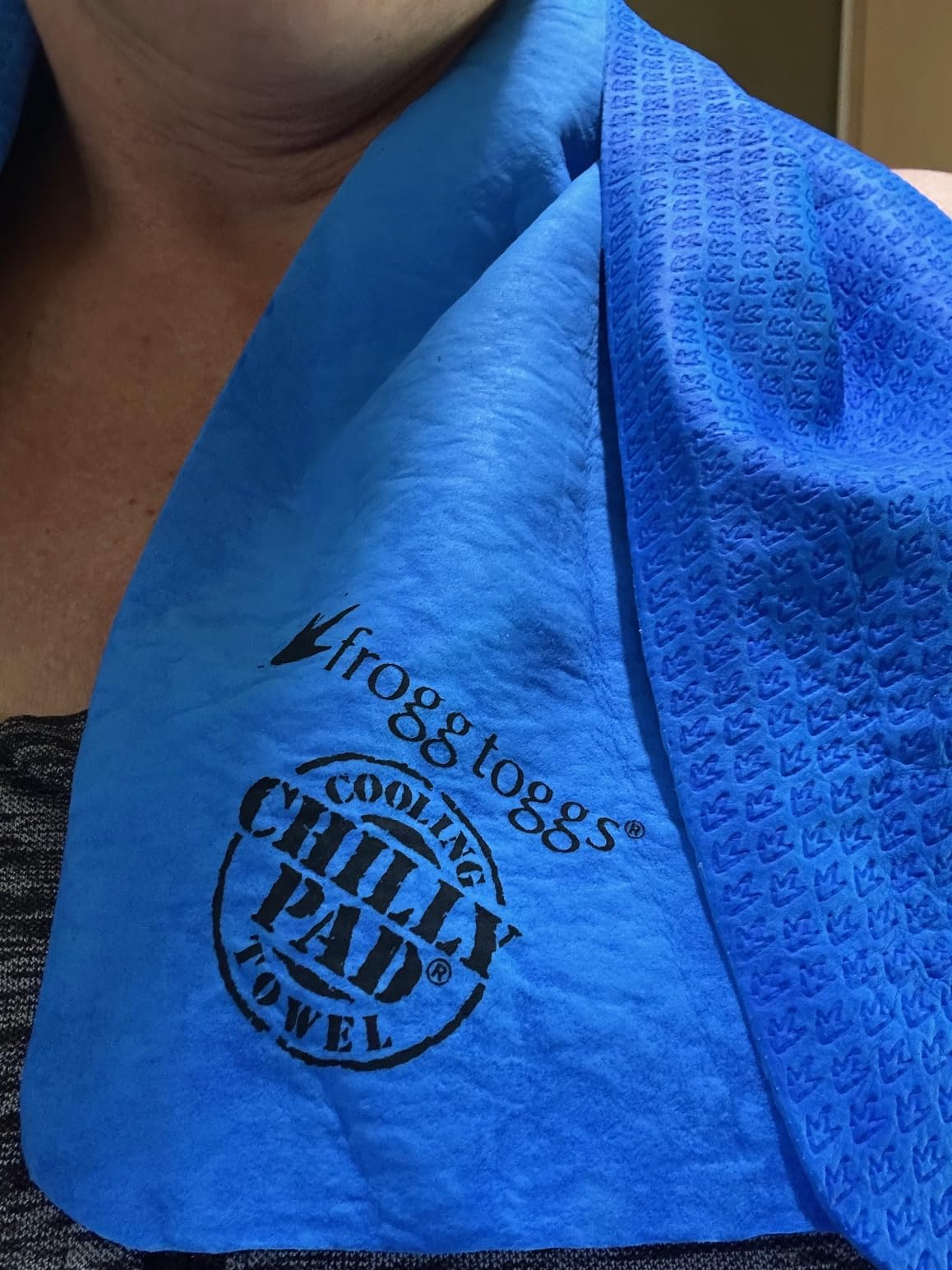 FROGG TOGGS Chilly Pad, Instant Cooling Towel, Long Lasting, Reusable, Sports and Outdoors Neck Towel 33x13 customer photo 1
