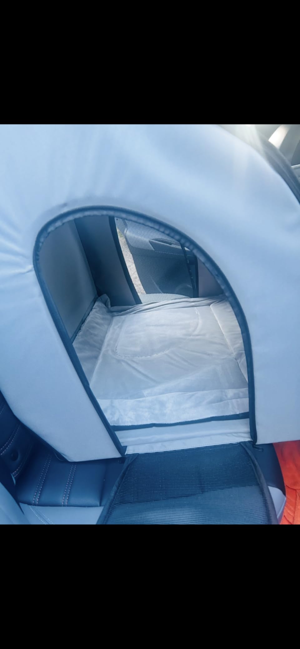 K&H Pet Products Enclosed Dog Car Seat, Travel Safety Carrier for Pets, Dog Travel Car Seat, Soft-Sided Covered Cat Carrier customer photo 1