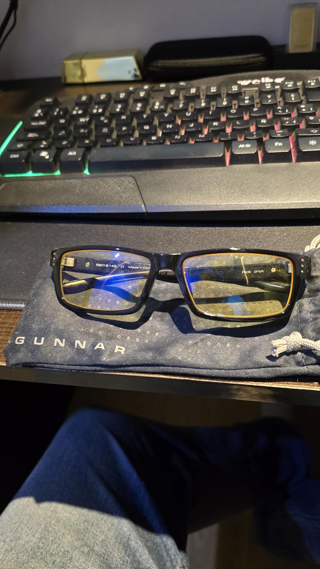 GUNNAR - Premium Gaming and Computer Glasses - Blocks Blue Light - Riot customer photo 1