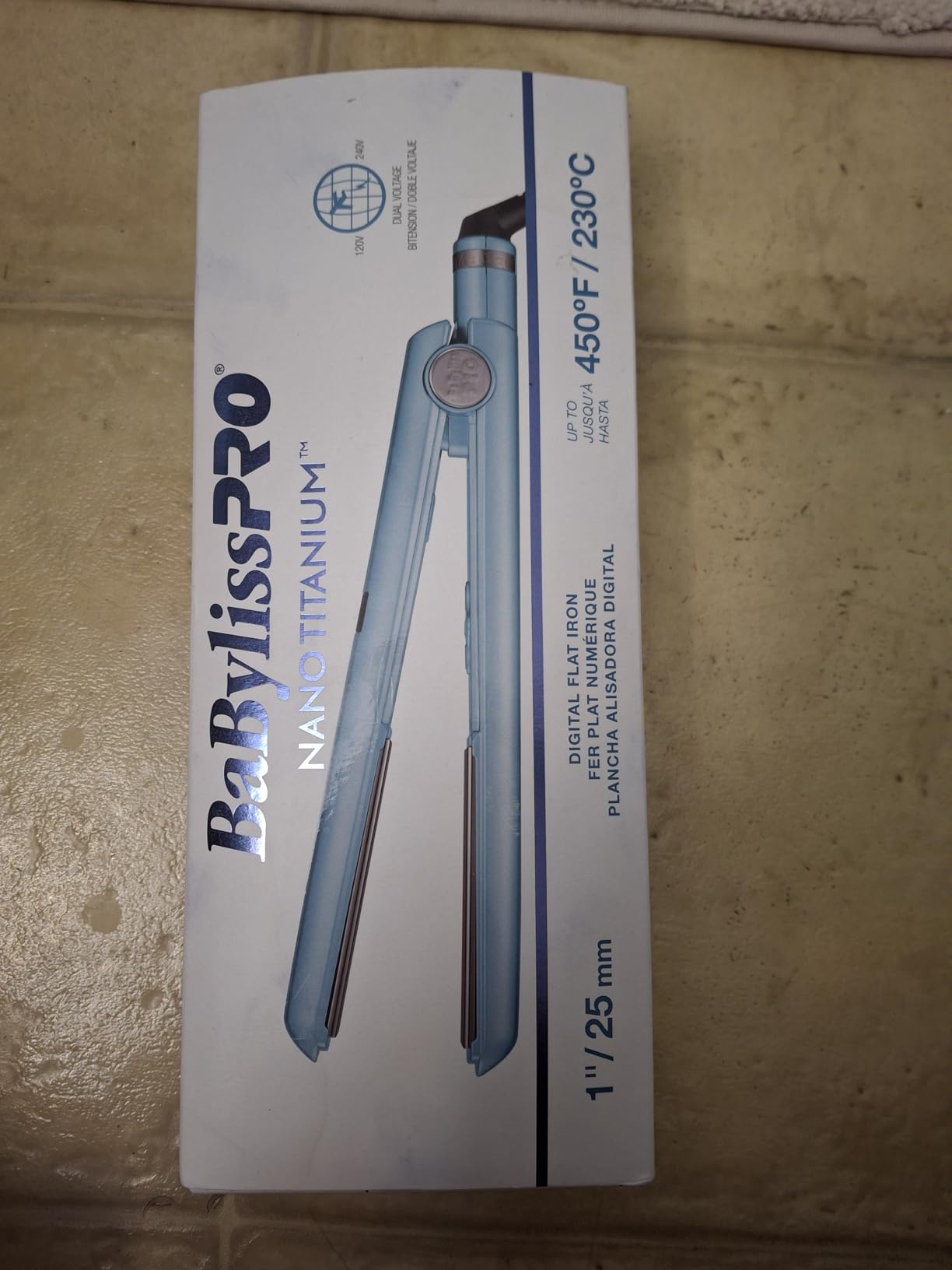 BaBylissPRO Nano Titanium Flat Iron Hair Straightener, Digital Flat Iron for Pro Salon Results, Styling Tool for All Hair Types customer photo 2