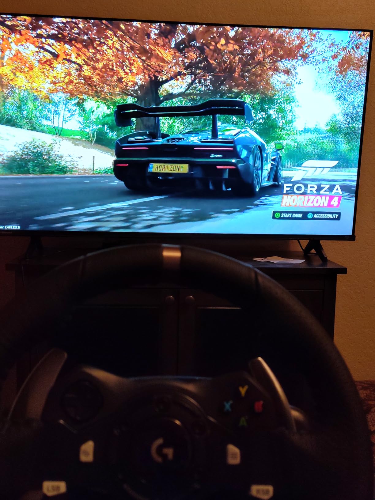 Logitech G920 Driving Force Racing Wheel and Floor Pedals, Real Force Feedback, Stainless Steel Paddle Shifters, Leather Steering Wheel Cover for Xbox Series X|S, Xbox One, PC, Mac - Black customer photo 1