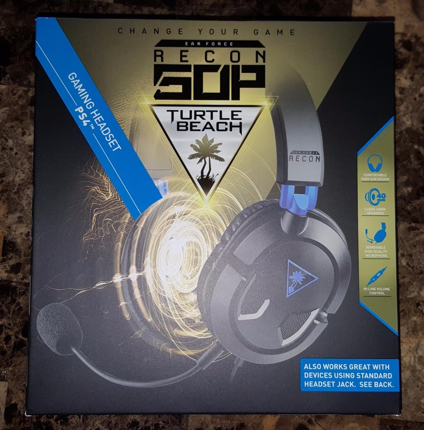 Turtle Beach Recon 50 Wired Gaming Headset - PC, Mac, PS4, PS5, Xbox Series X|S & Xbox One, & Mobile/Tablet with 3.5mm Removable Mic, 40mm Speakers, & In-line Controls - Black customer photo 2