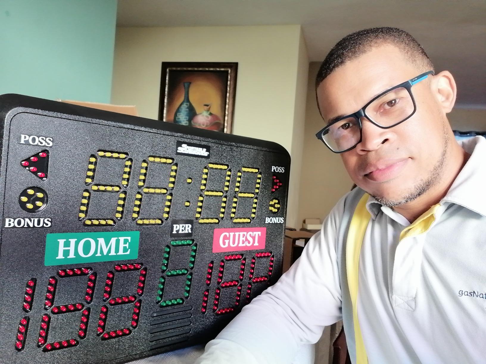 Multisport Indoor Tabletop Scoreboard - Used for Basketball, Volleyball, Wrestling and More customer photo 1