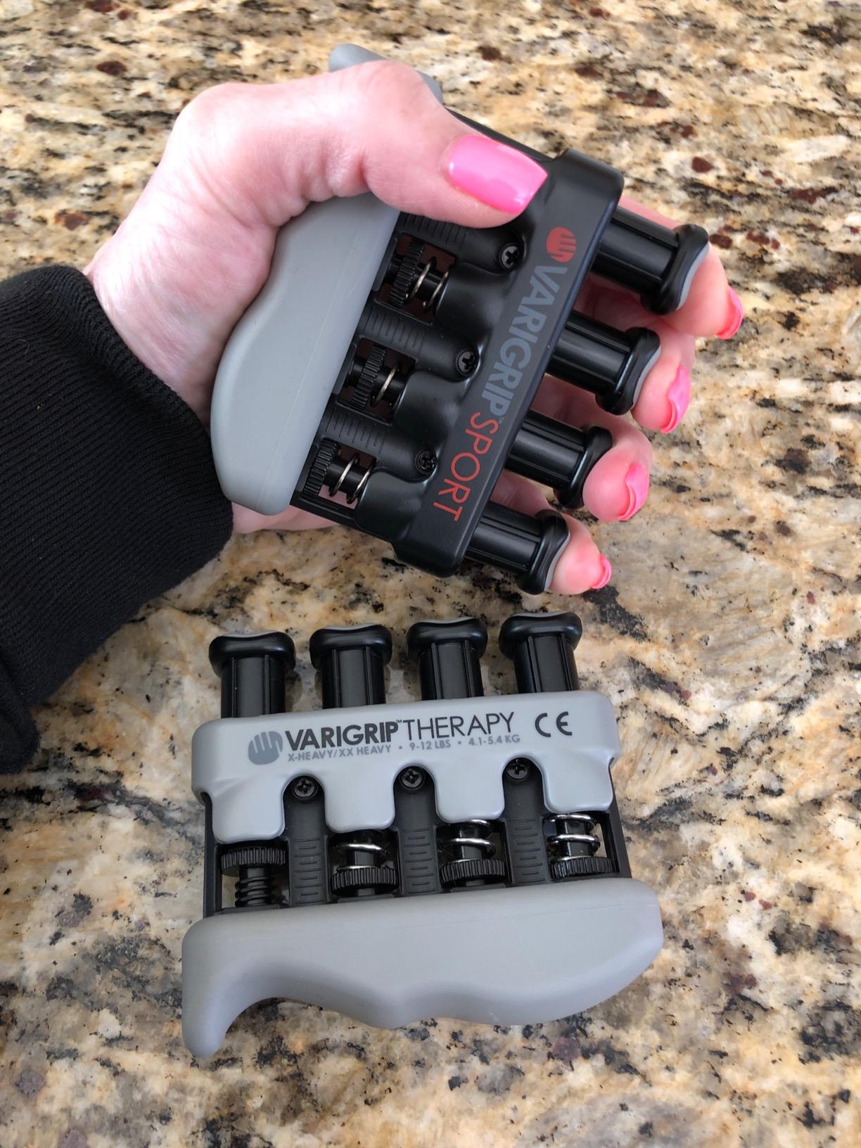 Dynatomy VariGrip Sport (VGSP), Adjustable Resistance, Medium, Heavy Finger, Hand Exerciser, Grip Strengthener, Extra-Wide Base, Padded fingertips, Callus Builder customer photo 2