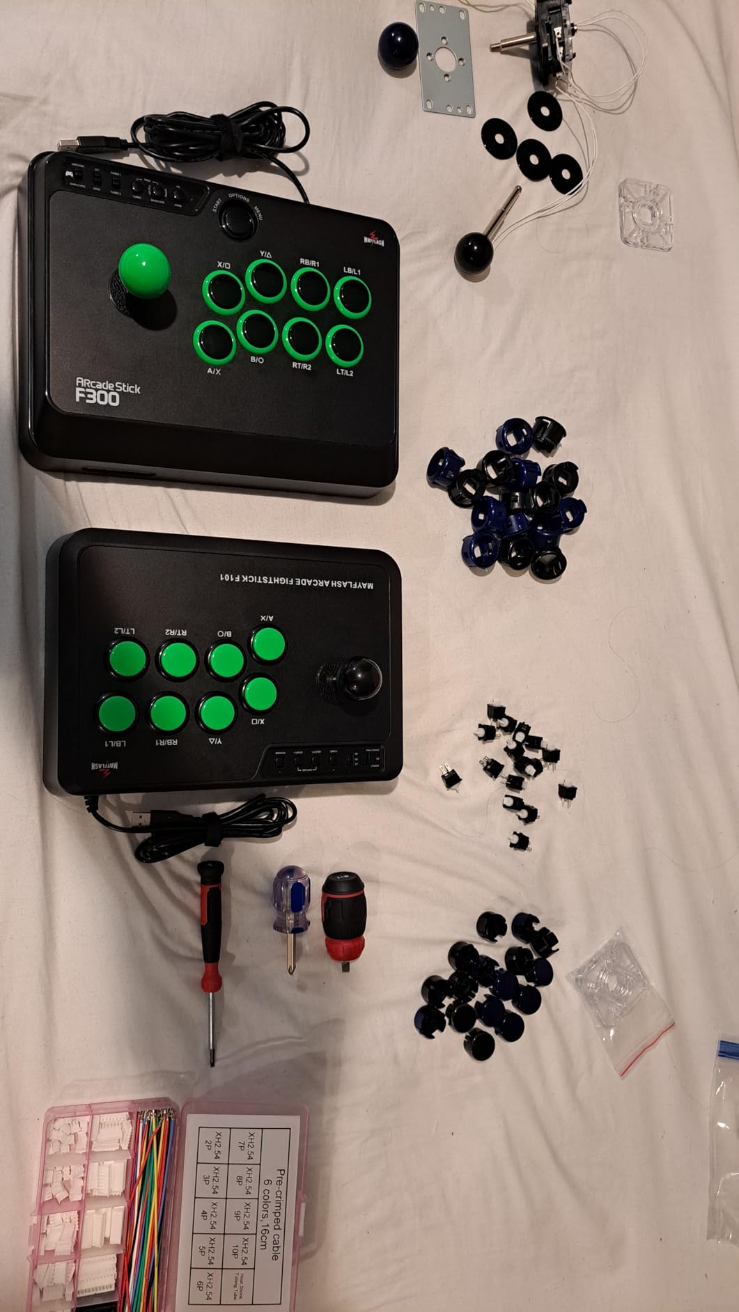 Sanwa JLF-TP-8YT Joystick + Sanwa 8 pcs OBSF-30 Push Button Bundle Kit Color : Red - for Arcade Game 4 & 8 Way Adjustable, Compatible with Catz Mad SF4 Tournament Joystick S@NWA customer photo 1