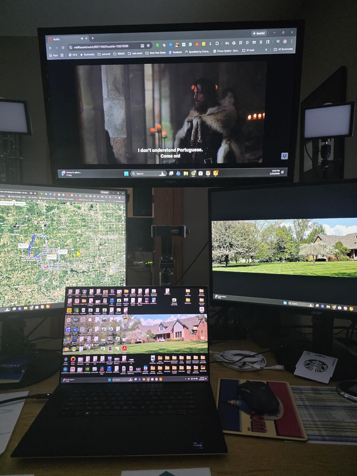 WALI Monitor Arm Mount for Desk, Single Extra Tall Computer Desk Mount, Monitor Bracket Mount Stand Single, up to 32 inch, 22 lbs customer photo 1