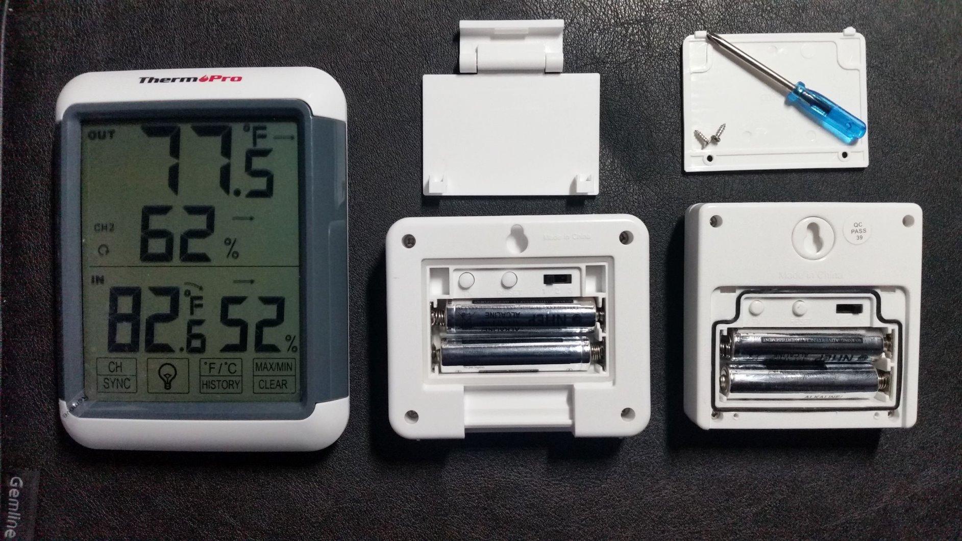 ThermoPro TP55 Digital Indoor Hygrometer Thermometer, 4-Inch Temperature / Humidity Monitor with Touchscreen and Backlit, Indoor Room Thermometer / Humidity Meter for House Home Greenhouse customer photo 1