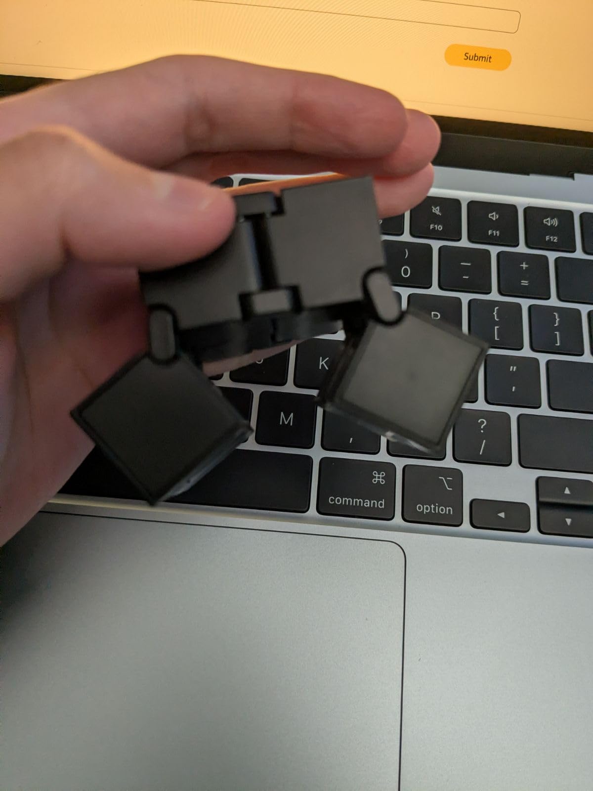 Infinity Cube Sensory Fidget Toy, EDC Fidgeting Game for Kids and Adults, Cool Mini Gadget Best for Stress and Anxiety Relief and Kill Time, Easter Stocking Stuffers Unique Idea for Fingers and Hands customer photo 1