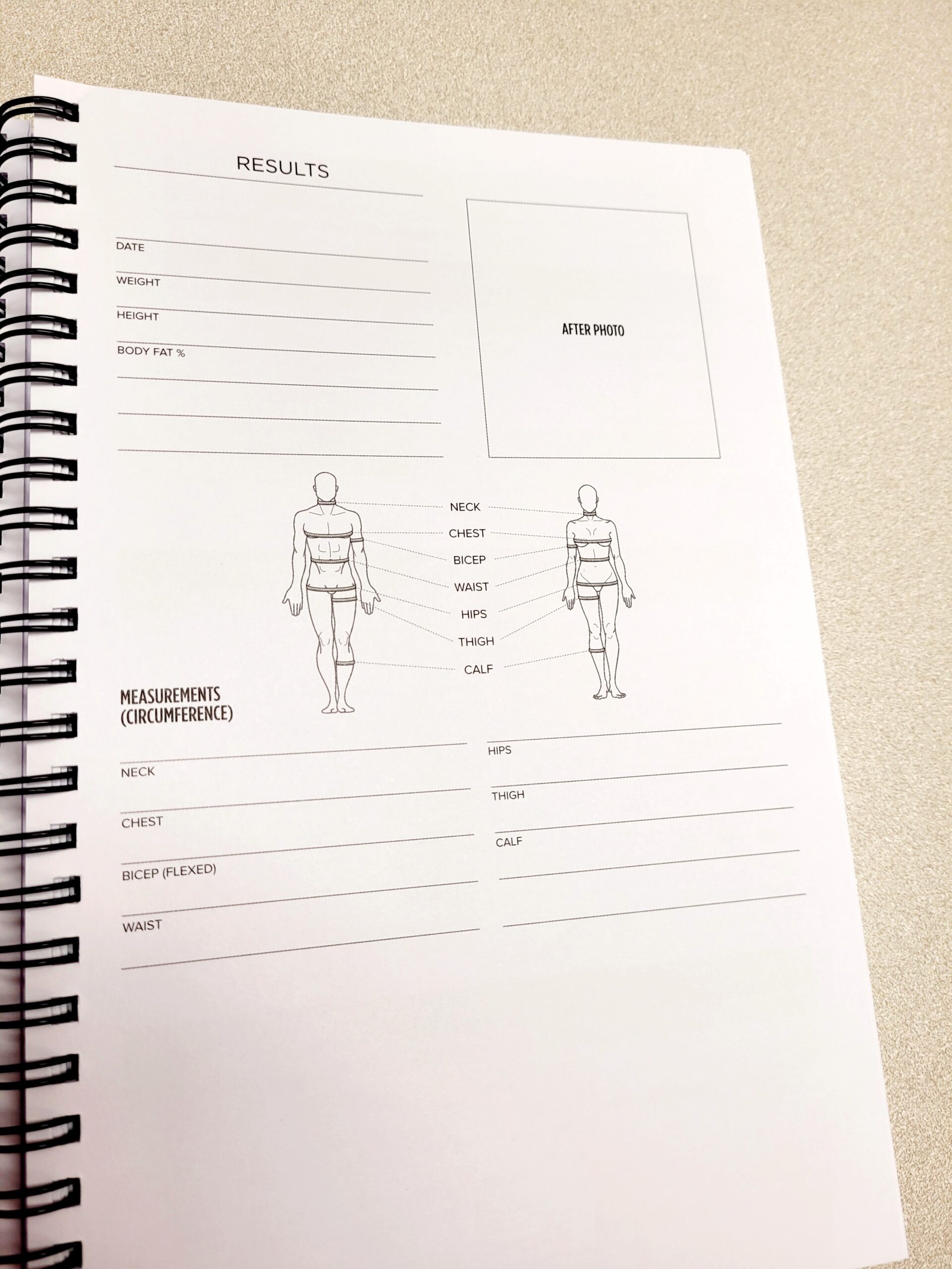 NewMe Fitness Journal for Women & Men, Food & Workout Journal, Planner Log Book to Track Weight Loss, Muscle Gain, Home Gym Exercise, Bodybuilding Progress, Daily Nutrition & Personal Health Tracker customer photo 2