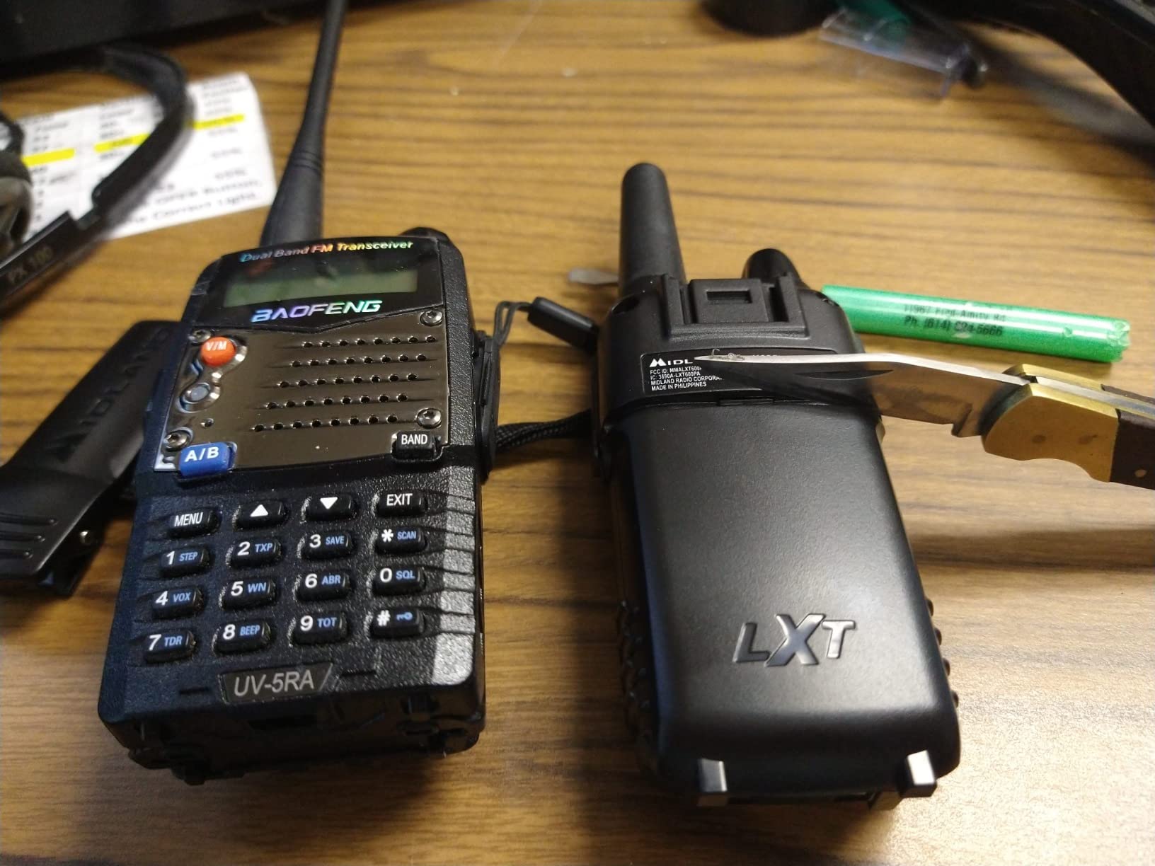 Midland LXT633VP3 FRS Walkie Talkies - Long Range 36-Channel Two-Way Radios, NOAA Weather Alerts (3-Pack, Black) customer photo 1