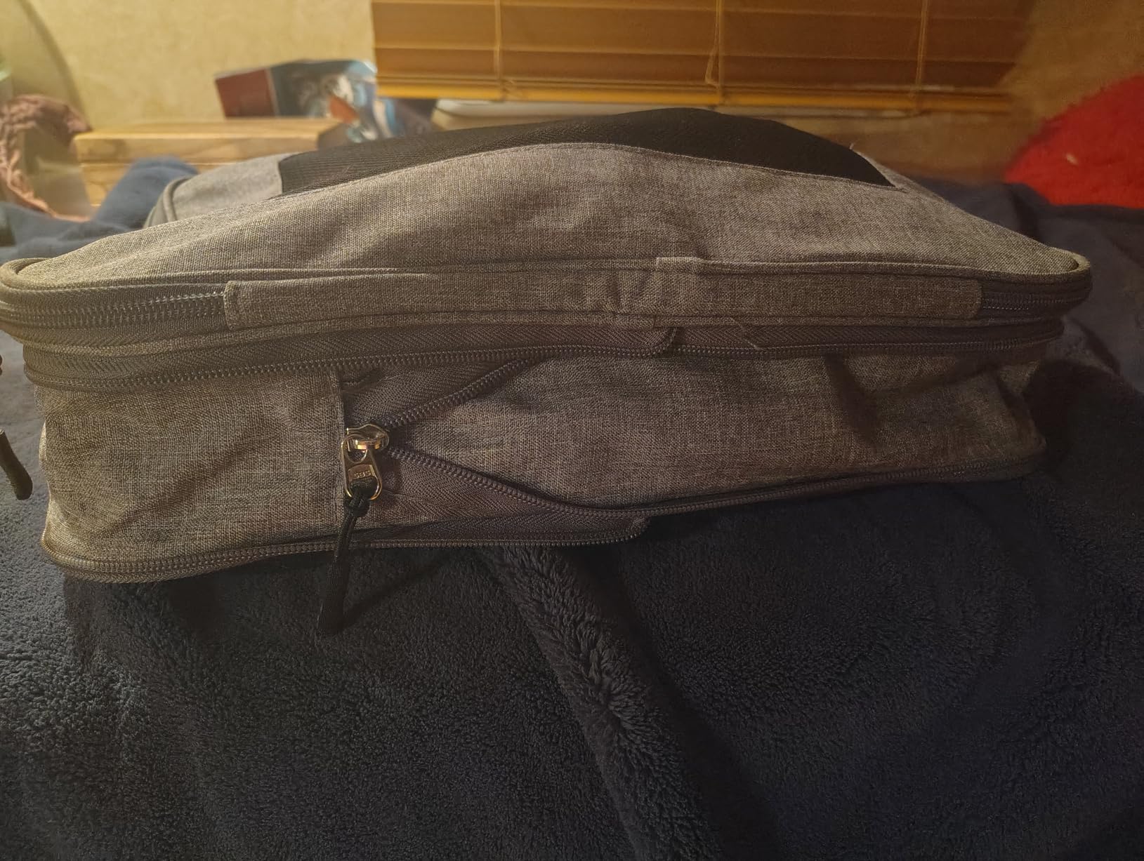 LeanTravel Premium Compression Packing Cubes for Travel - Luggage Organizers with Double Zipper - Sturdy Bags for Suitcase (6-Pack, Grey) customer photo 2