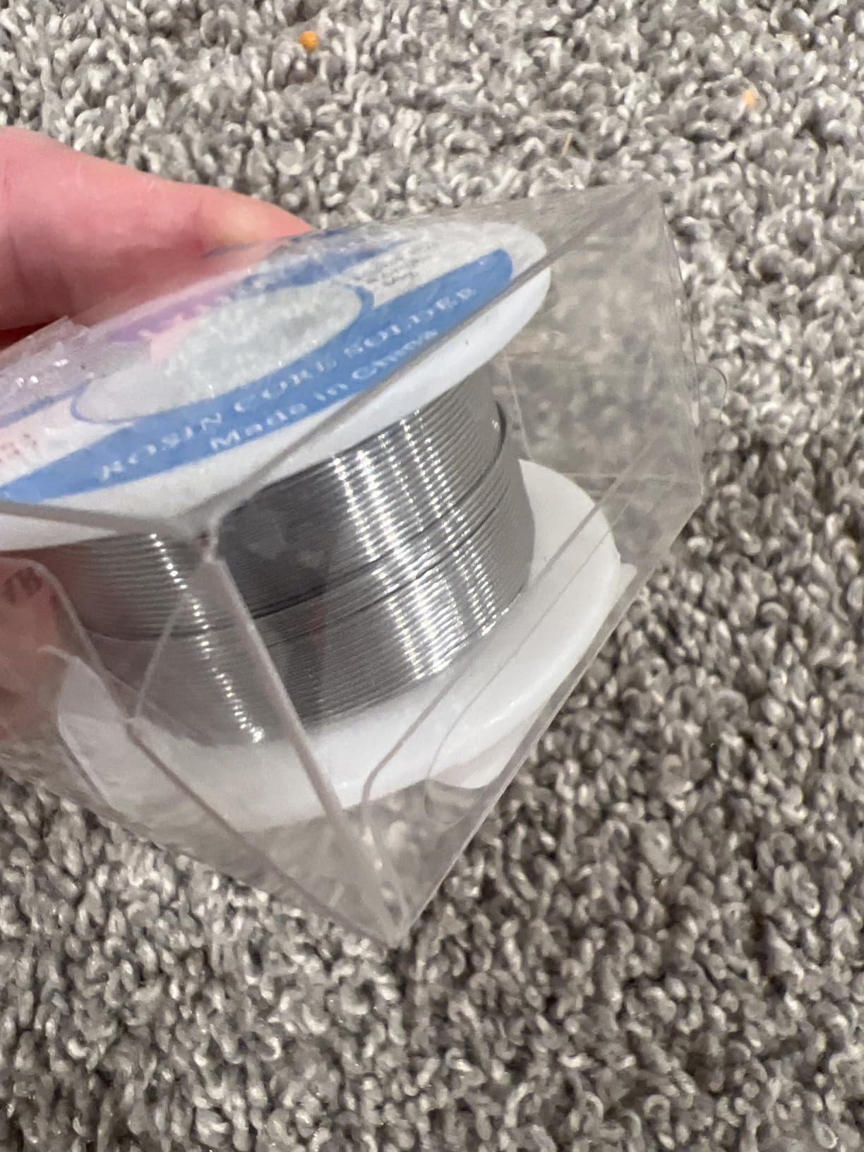 63-37 Tin Lead Rosin Core Solder Wire for Electrical Soldering (0.8mm 50g) customer photo 1