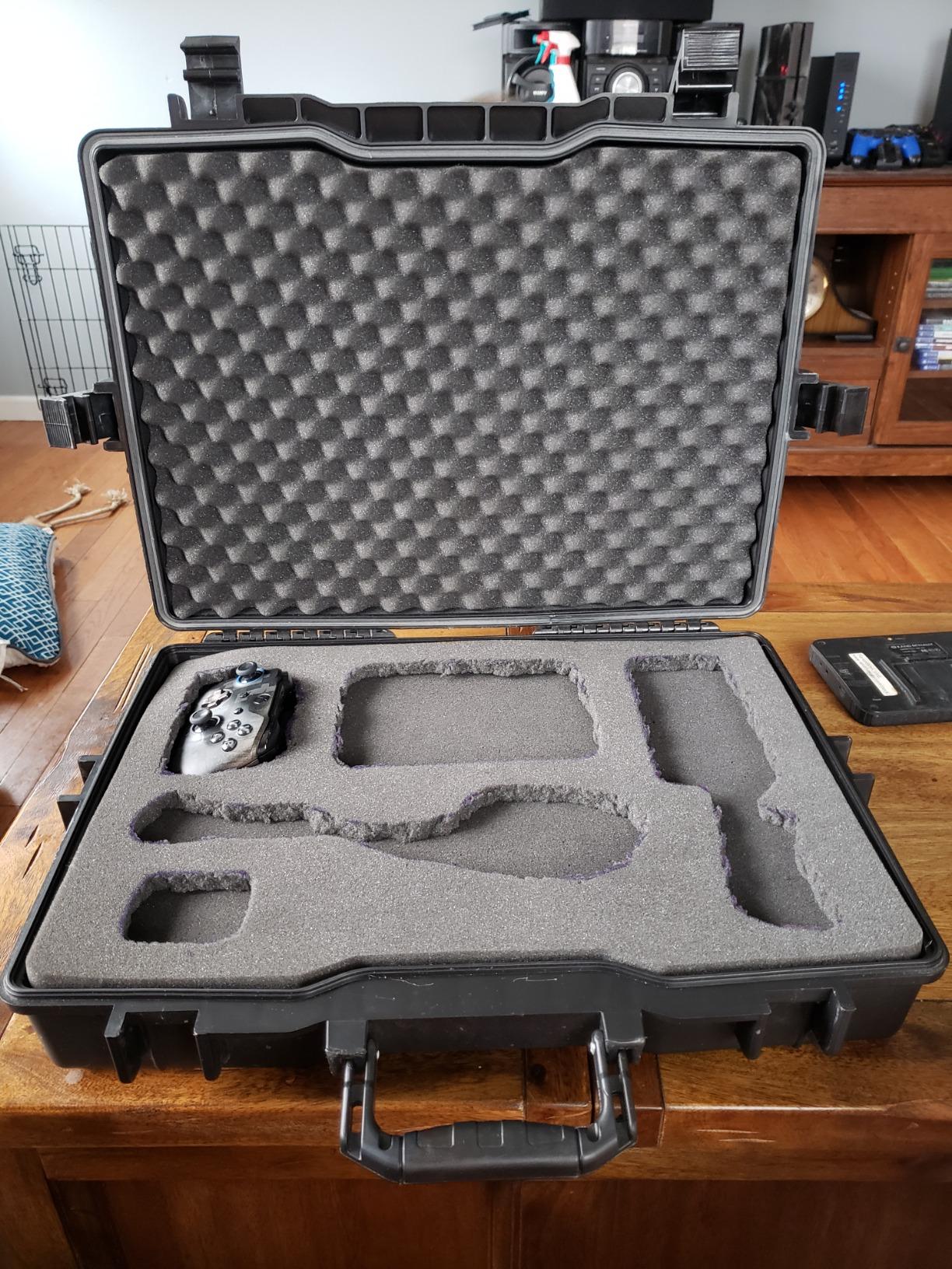 CASEMATIX Waterproof IP67 Laptop Hard Case for 15.6-17.3 inch Gaming Laptops & Accessories - Heavy Duty Hard Laptop Case with Foam Compatible with Asus Acer MSI Alienware Gaming Models & More customer photo 1