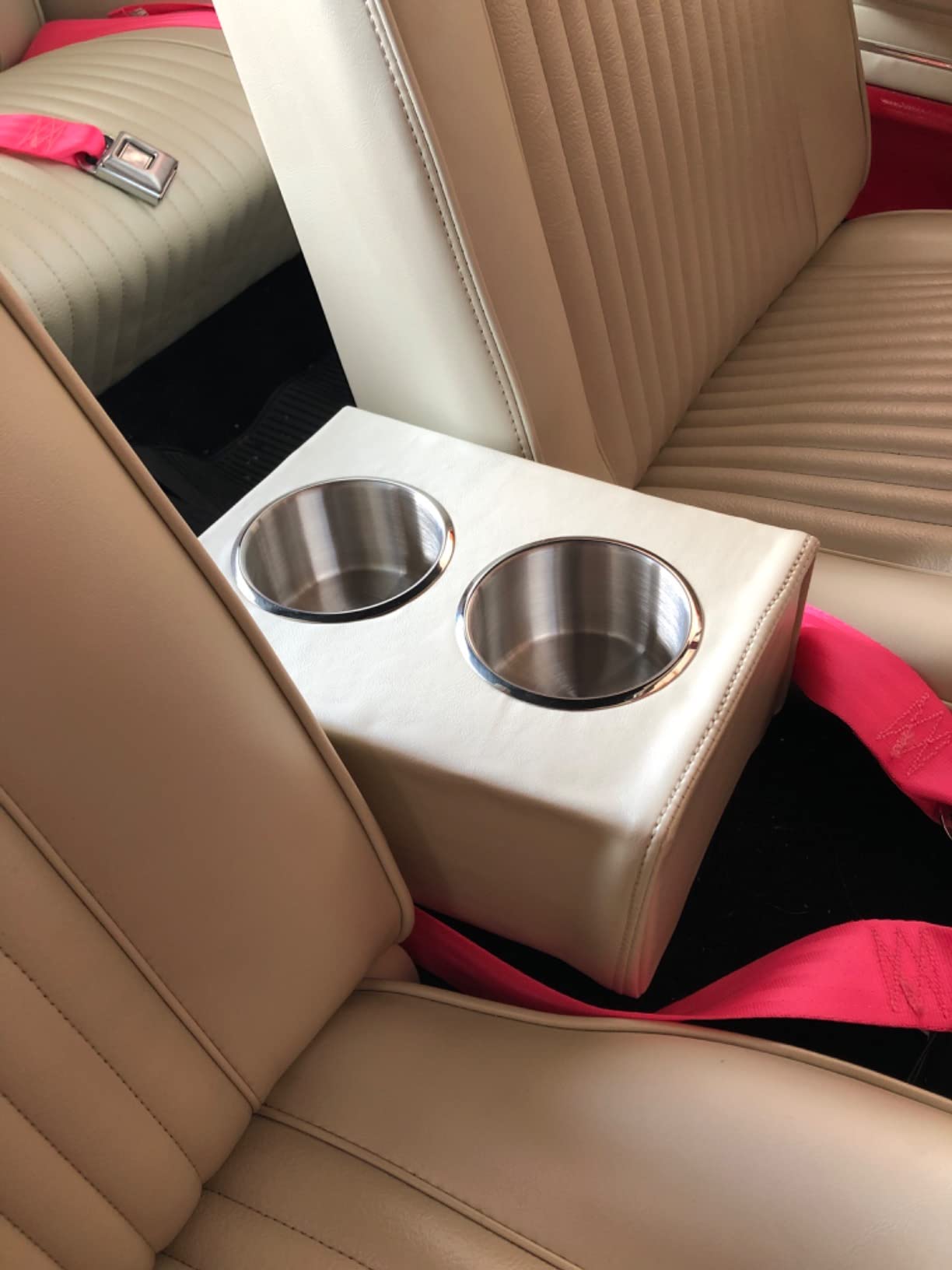 Game Table Cup Holder Insert - Stainless Steel Jumbo Drop-in Drink Cup Holder, Poker Table Cup Holders for Casino Table, Game Table, Sofa, Boats, Bench, Work Desk, RV Cars & Trucks customer photo 2