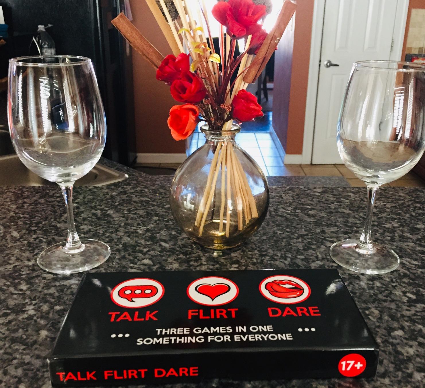 Talk Flirt Dare Couples Game, Gift for Couples, Fun Romantic Date Night Card Game, Conversation and Challenge Cards to Build Connection, Intimacy and Playfulness customer photo 1